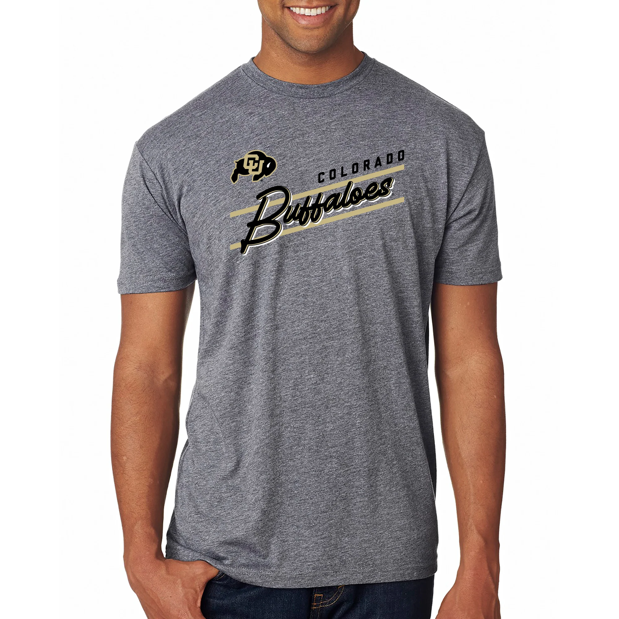 Colorado Rise Above NLA Triblend T-Shirt - Premium Heather - Image 3