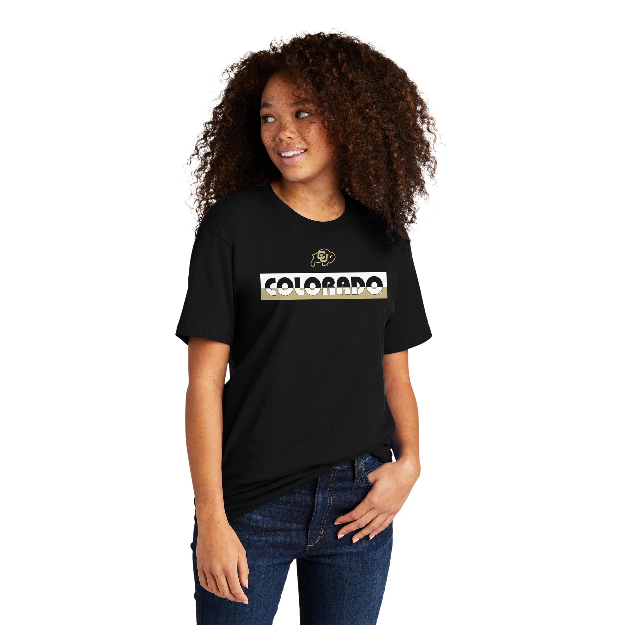 Colorado Split Bar NLA T-Shirt - Black - Image 4
