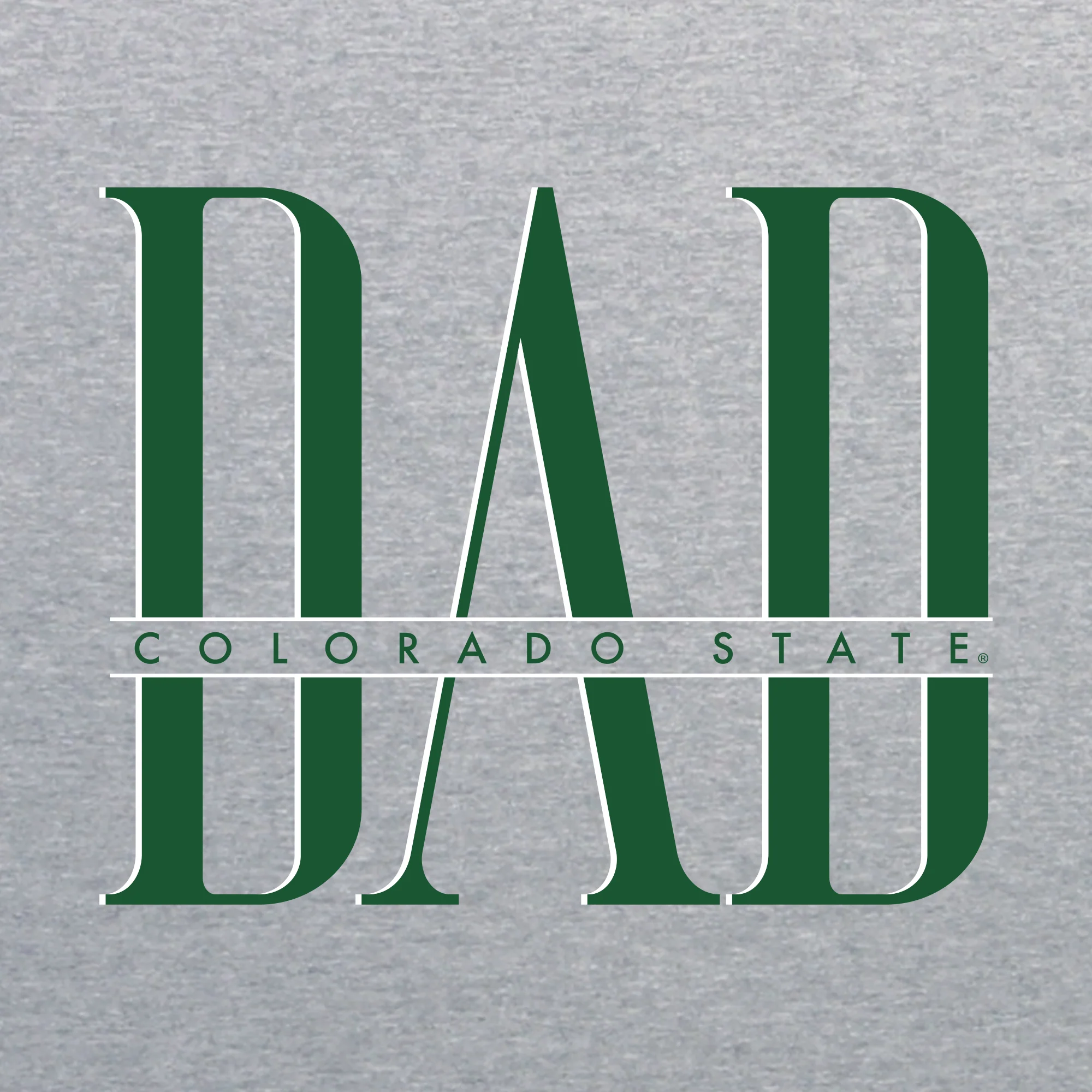 Colorado State Classic Dad Crewneck - Sport Grey - Image 2