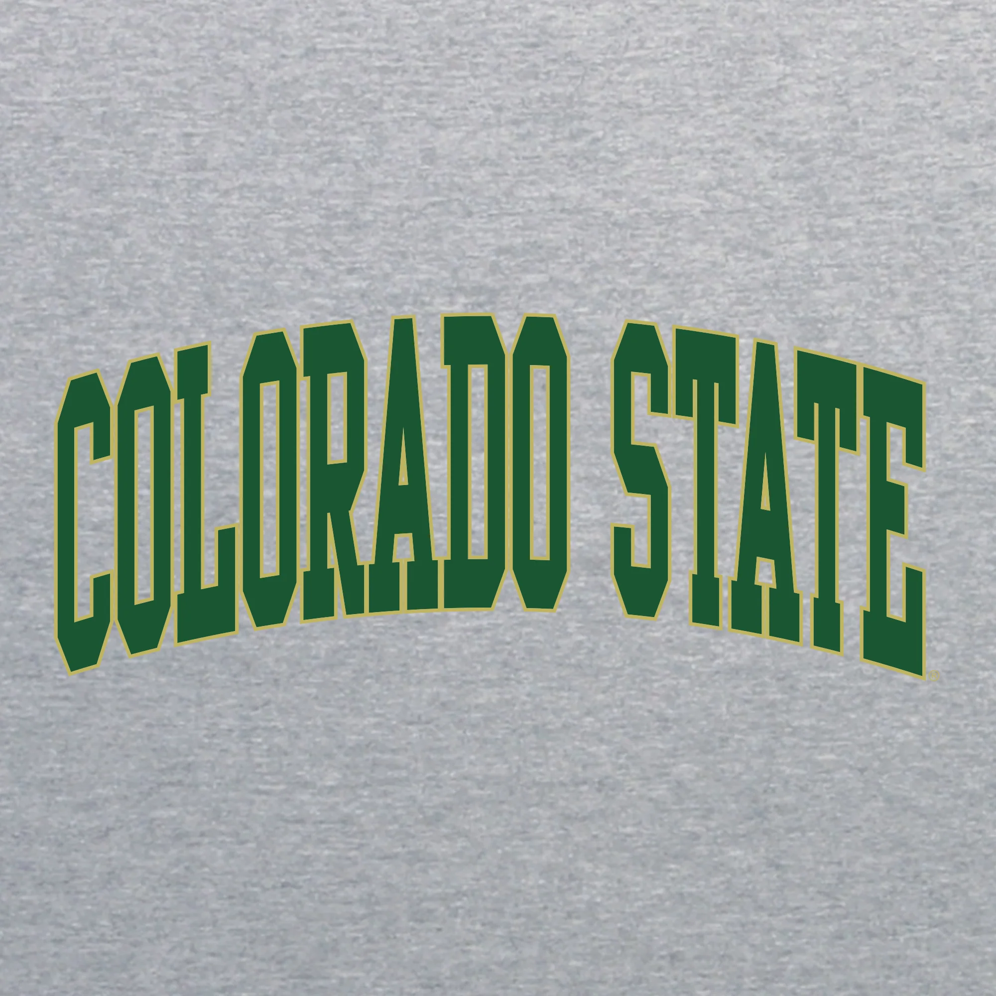 Colorado State Rams Mega Arch T-Shirt - Sport Grey - Image 2
