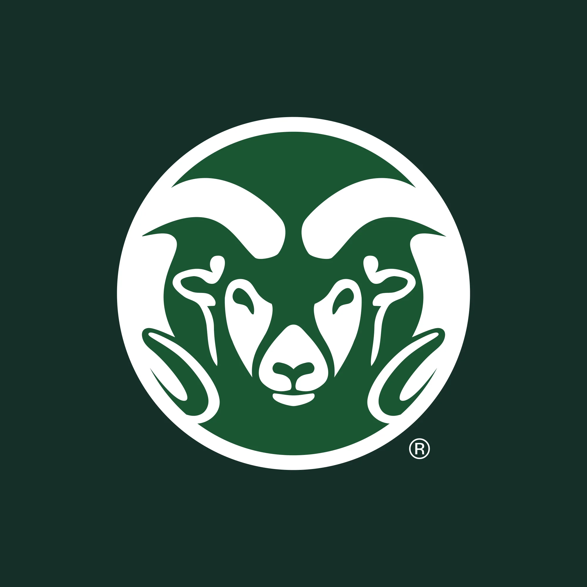 Colorado State University Rams Primary Logo Full Zip Hoodie - Forest - Image 2