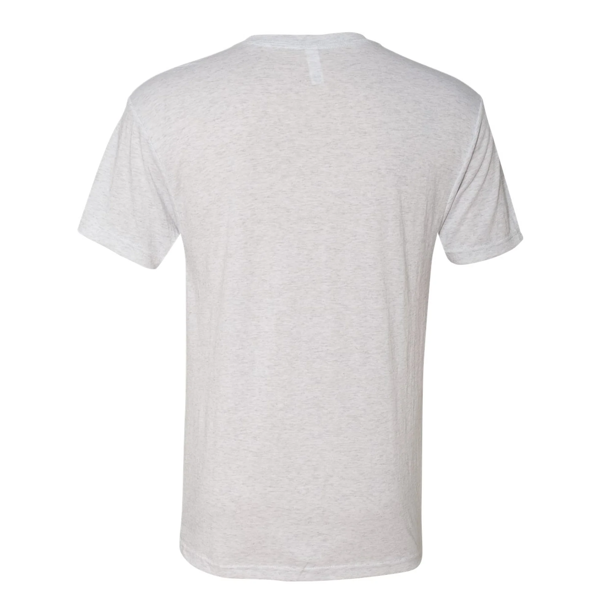 Columbus Baseball Script Triblend T-Shirt - Heather White - Image 3