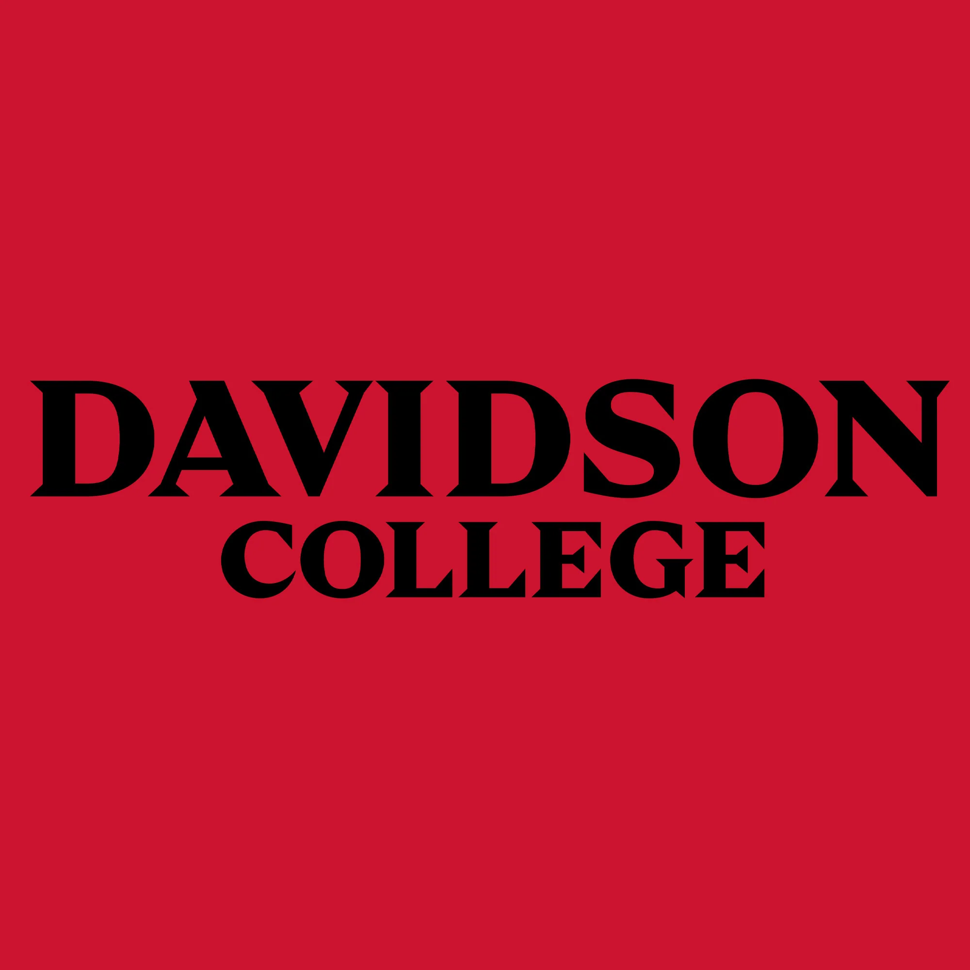 Davidson Wildcats Basic Block Tank Top - Red - Image 2