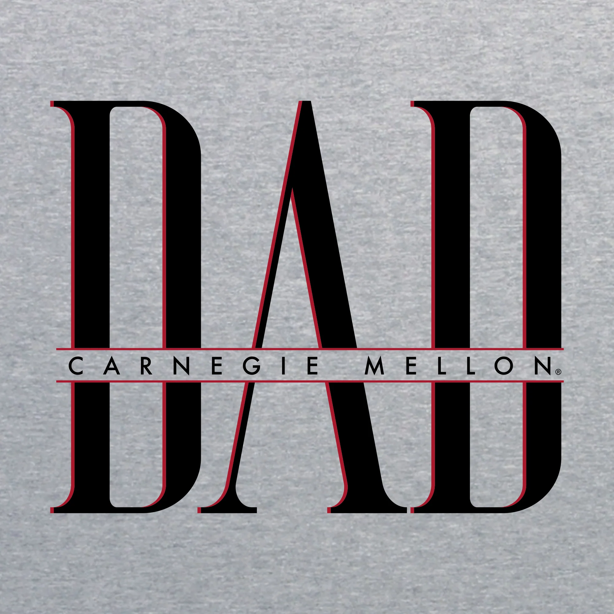 Carnegie Mellon Tartans Classic Dad Crewneck Sweatshirt - Sport Grey - Image 2