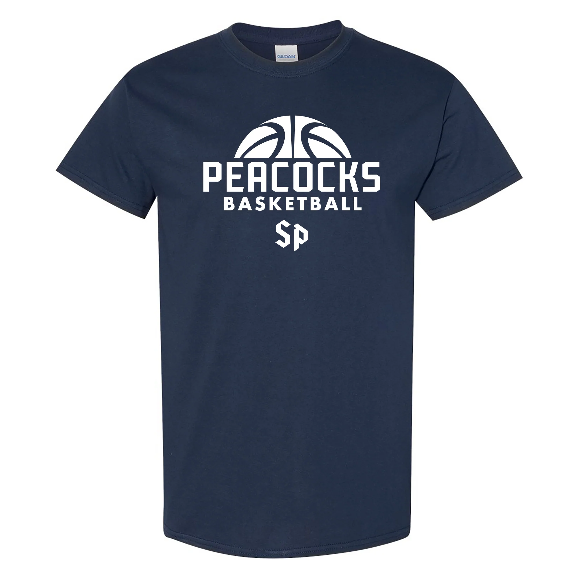 St Peter's University Peacocks Basketball Hype T-Shirt - Navy