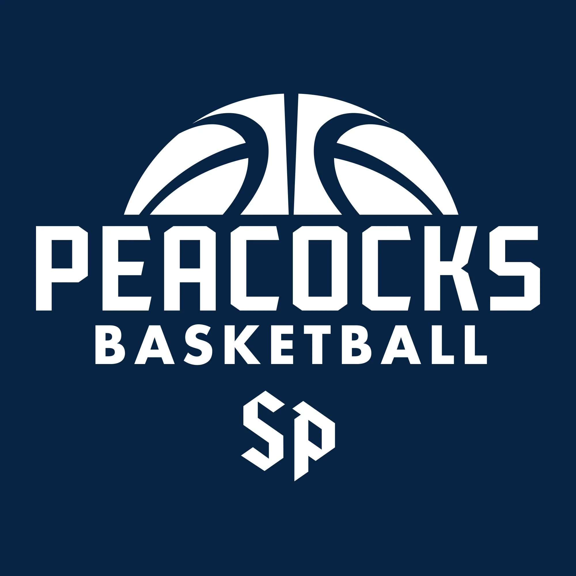 St Peter's University Peacocks Basketball Hype T-Shirt - Navy - Image 2