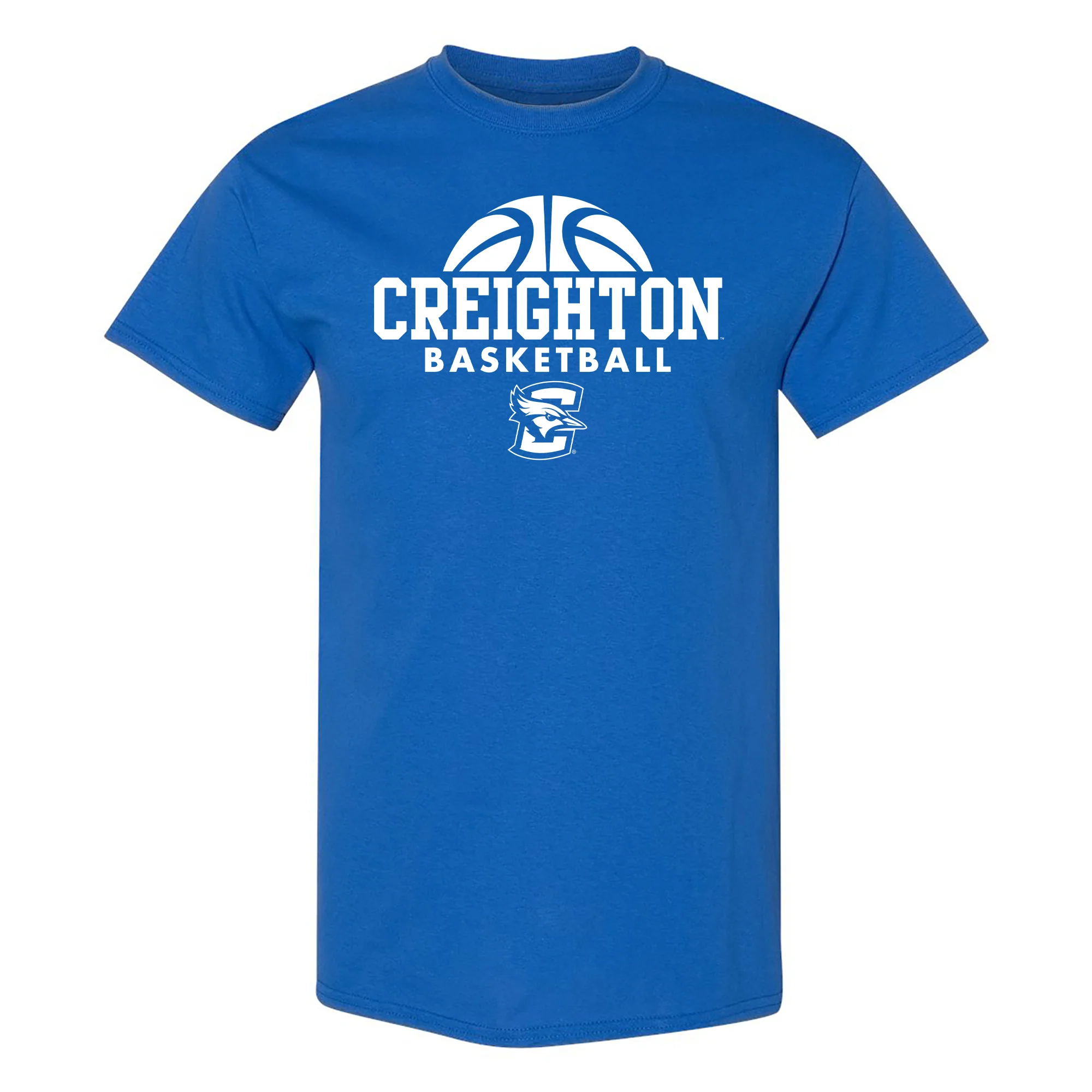 Creighton University Bluejays Basketball Hype Short Sleeve T Shirt - Royal