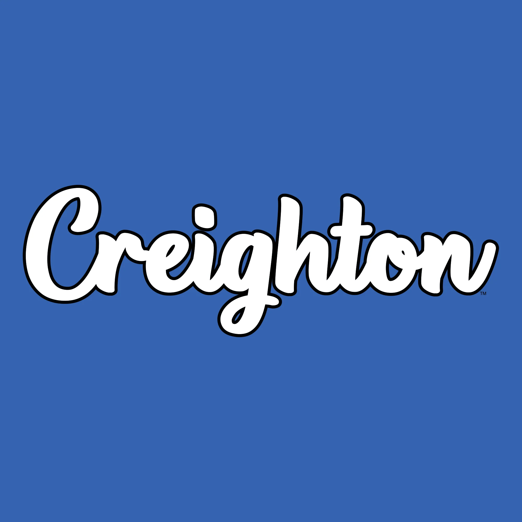 Creighton University Bluejays Basic Script Heavy Blend Hoodie - Royal - Image 2