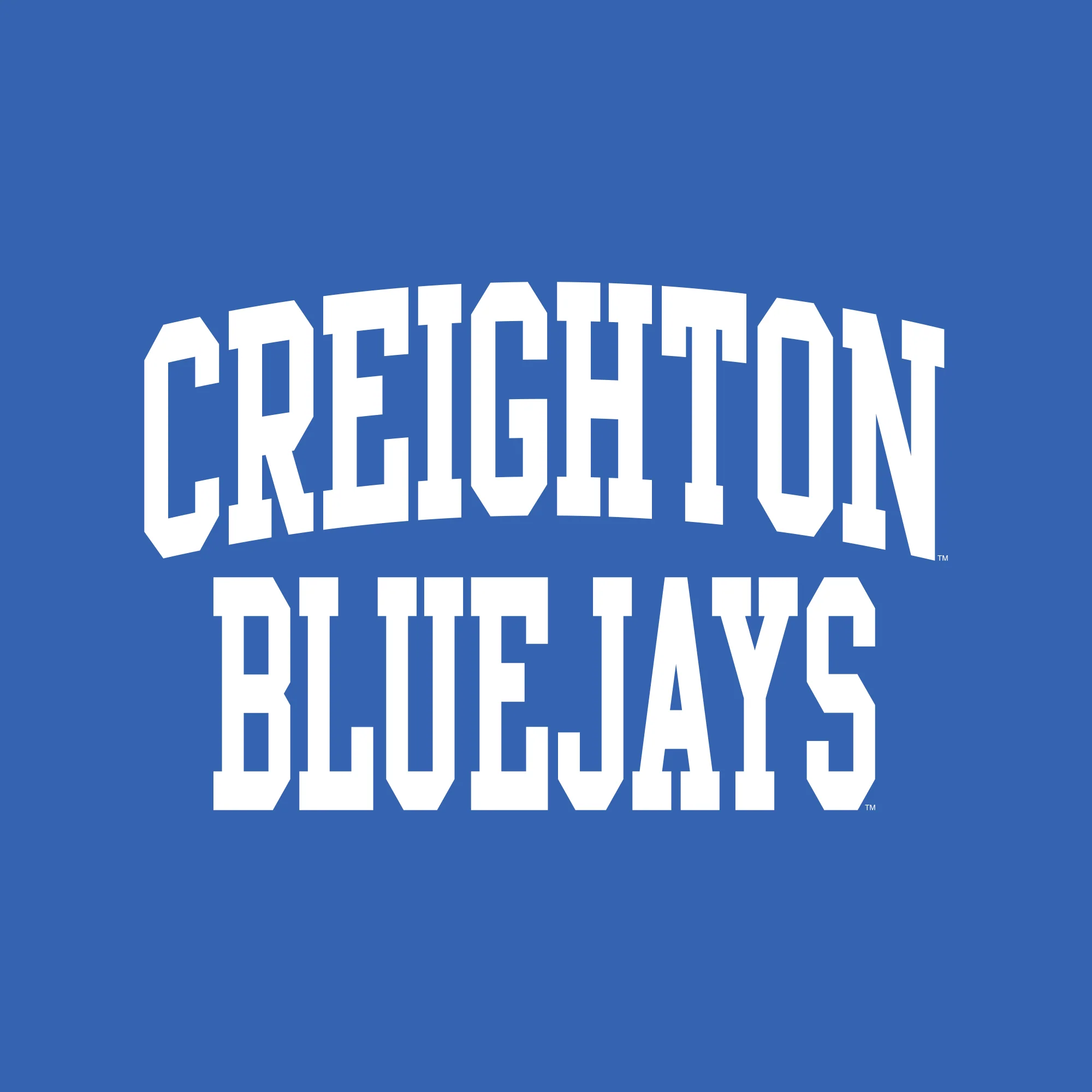 Creighton Front Back Print T-Shirt - Royal - Image 2