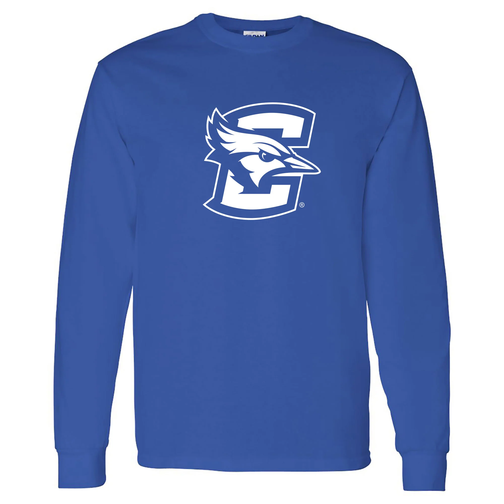 Creighton University Bluejays Primary Logo Long Sleeve T Shirt - Royal