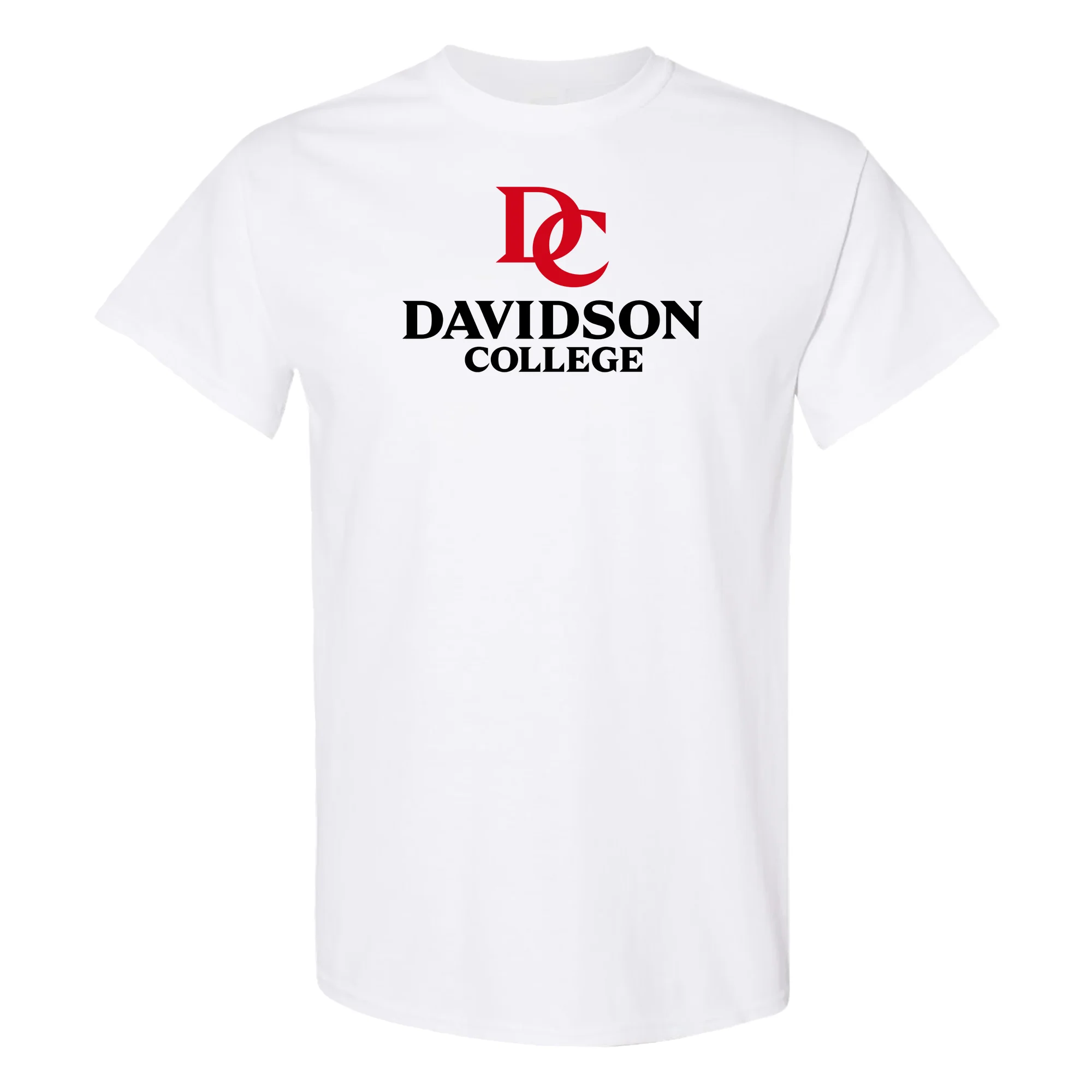 Davidson Wildcats Institutional Logo T Shirt - White