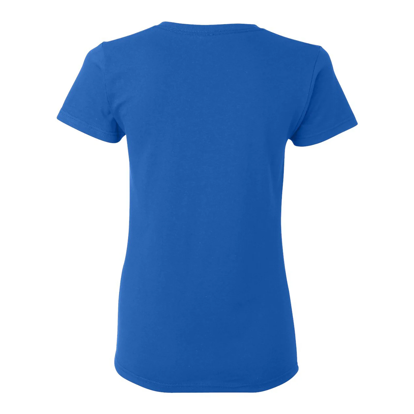 Delaware Blue Hens Basic Block Women's T Shirt - Royal - Image 3