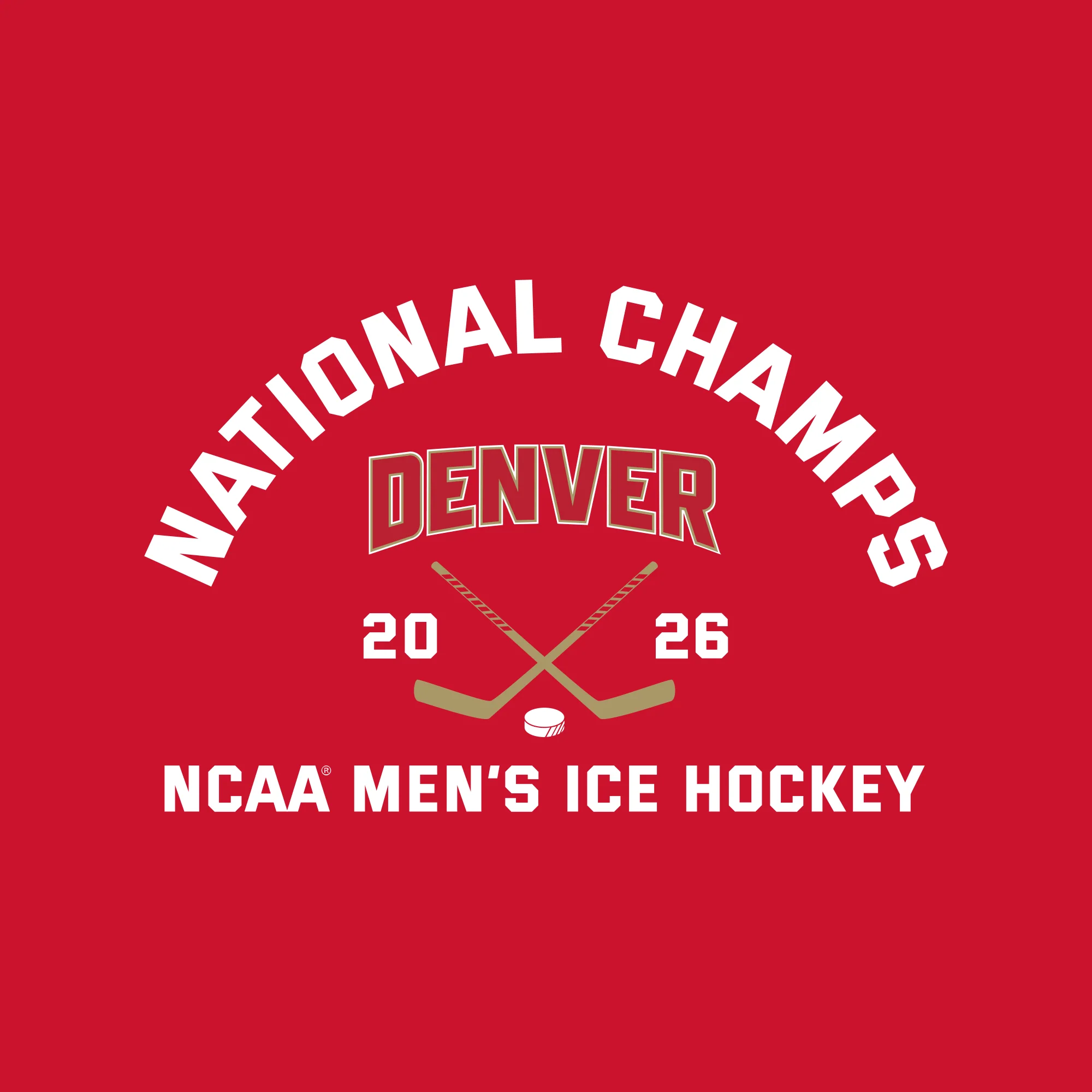 Denver 2026 Hockey National Champions Blocked Shot T-Shirt - Image 6