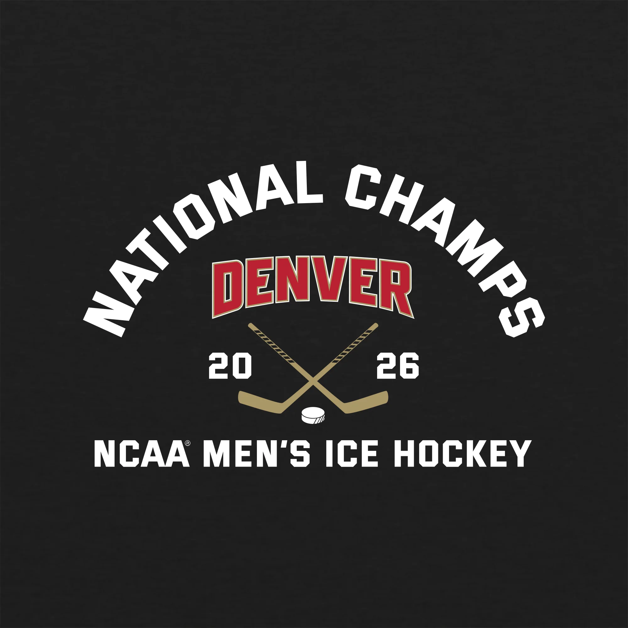 Denver 2026 Hockey National Champions Blocked Shot NLA Triblend T-Shirt - Image 6
