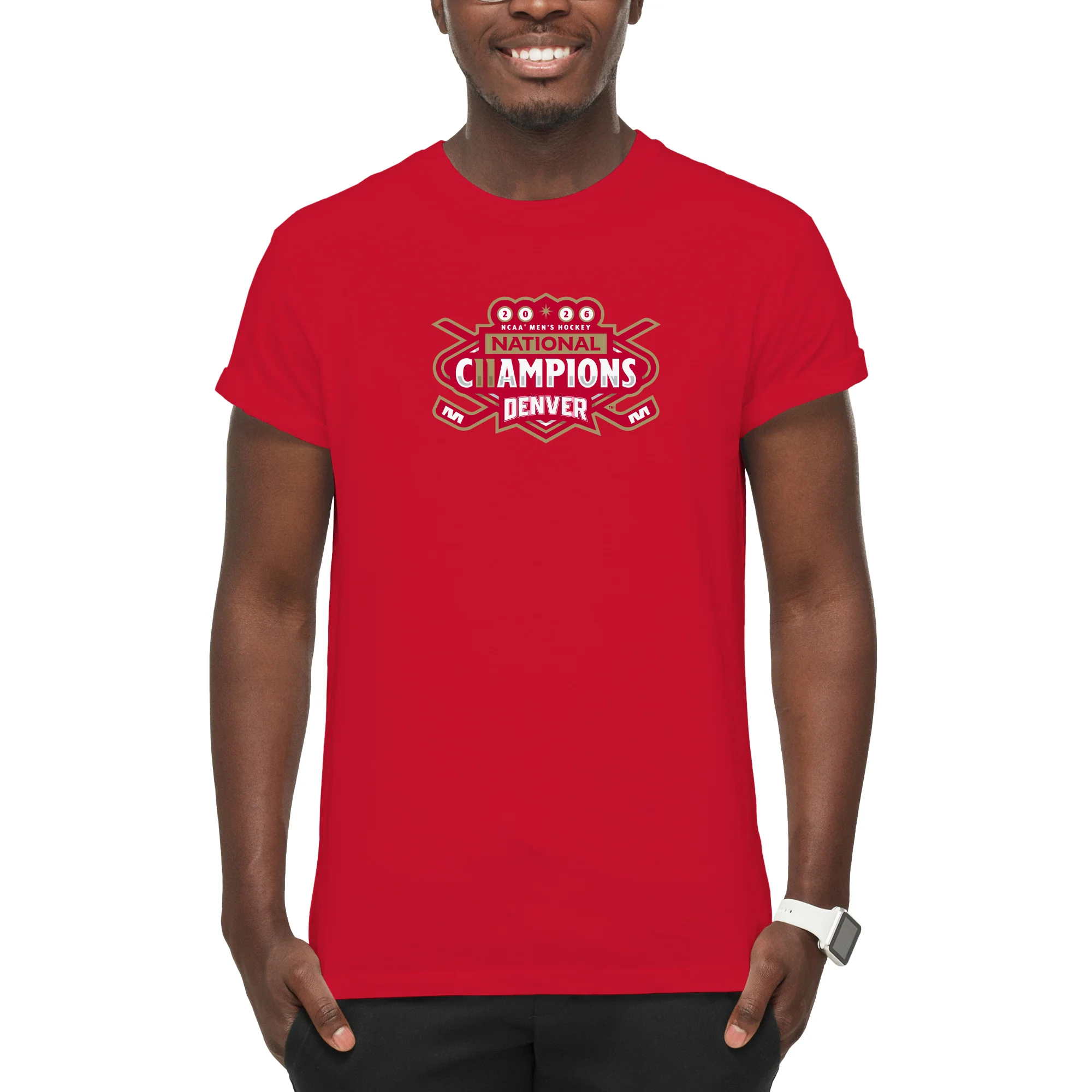Denver 2026 Hockey National Champions Logo T-Shirt - Image 4