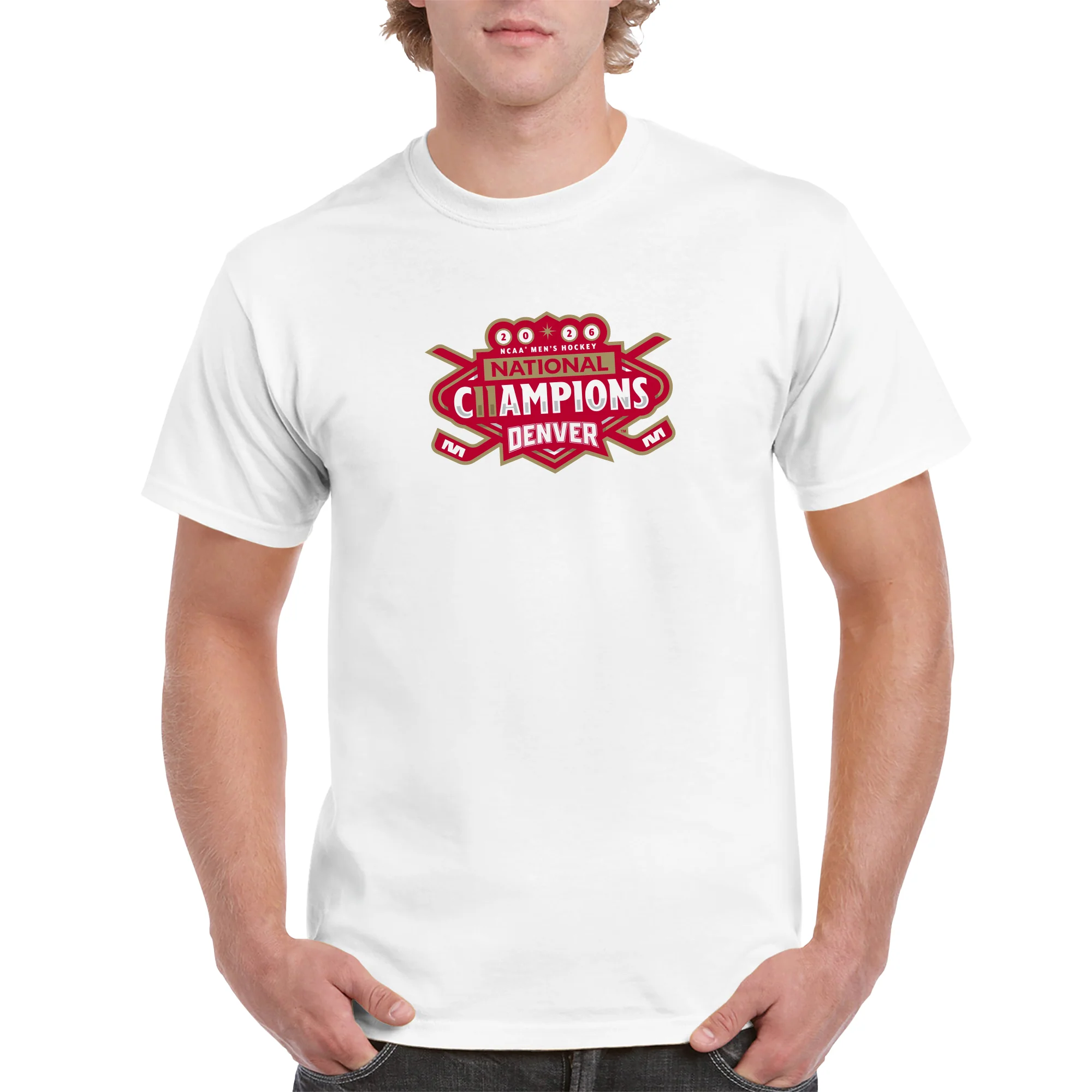 Denver 2026 Hockey National Champions Logo T-Shirt - Image 7