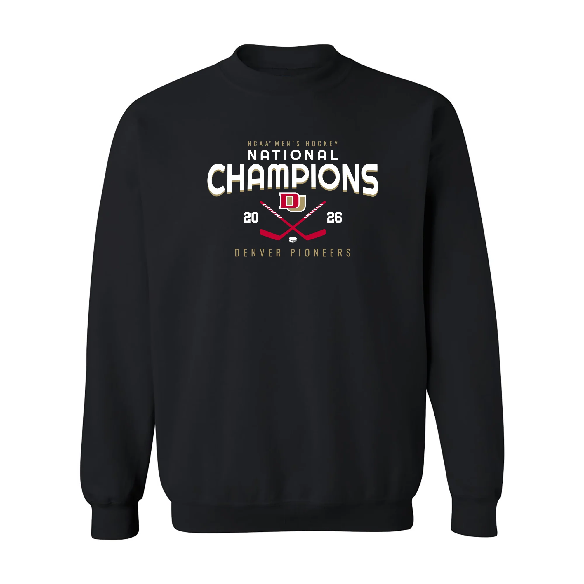 Denver 2026 Hockey National Champions Rounded Crewneck - Image 2