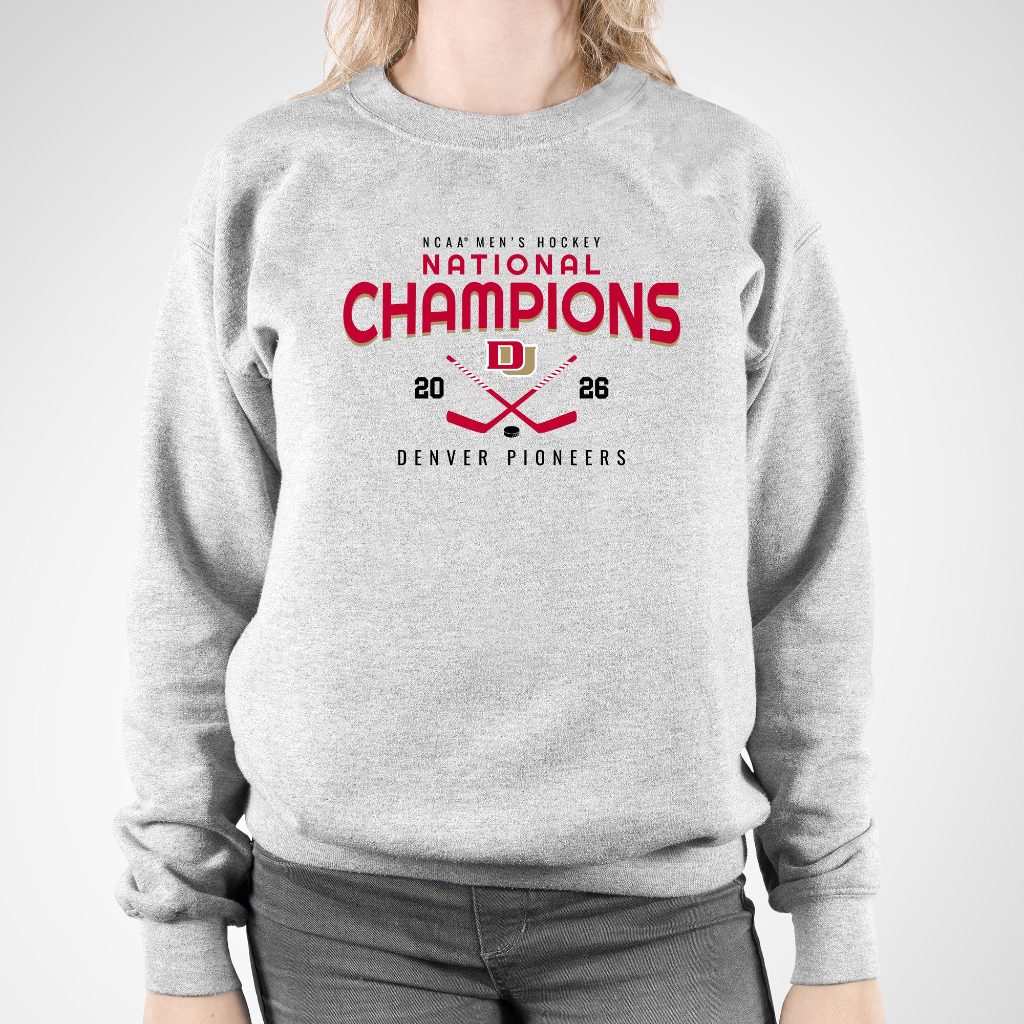 Denver 2026 Hockey National Champions Rounded Crewneck - Image 5