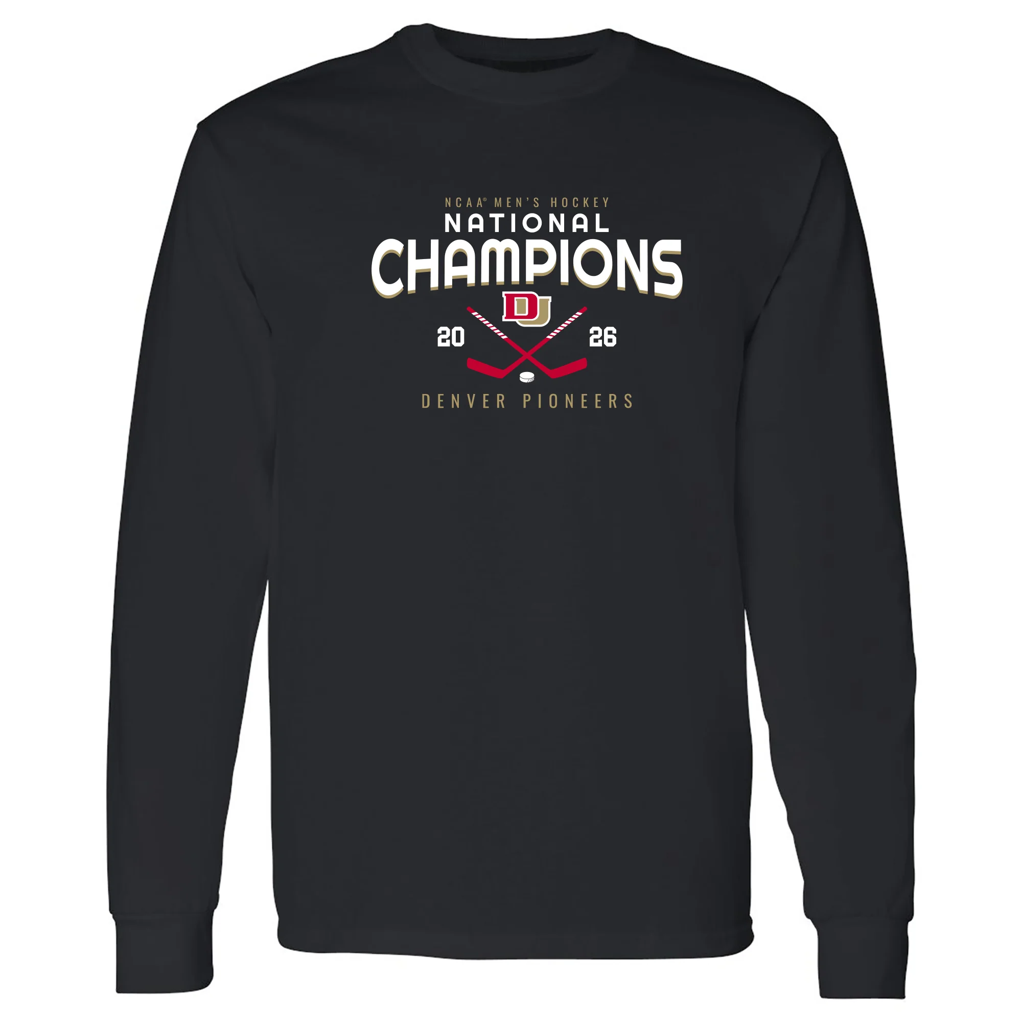 Denver 2026 Hockey National Champions Rounded Long Sleeve - Image 2