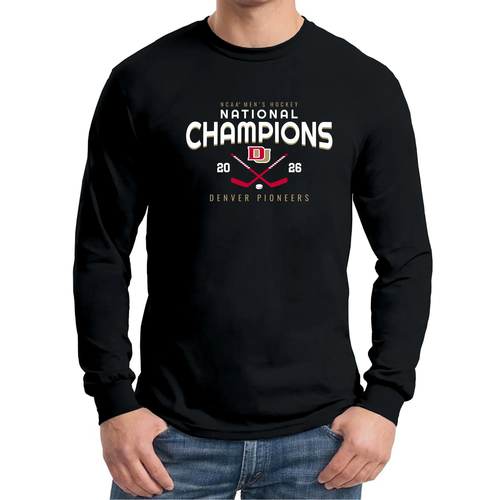 Denver 2026 Hockey National Champions Rounded Long Sleeve - Image 6