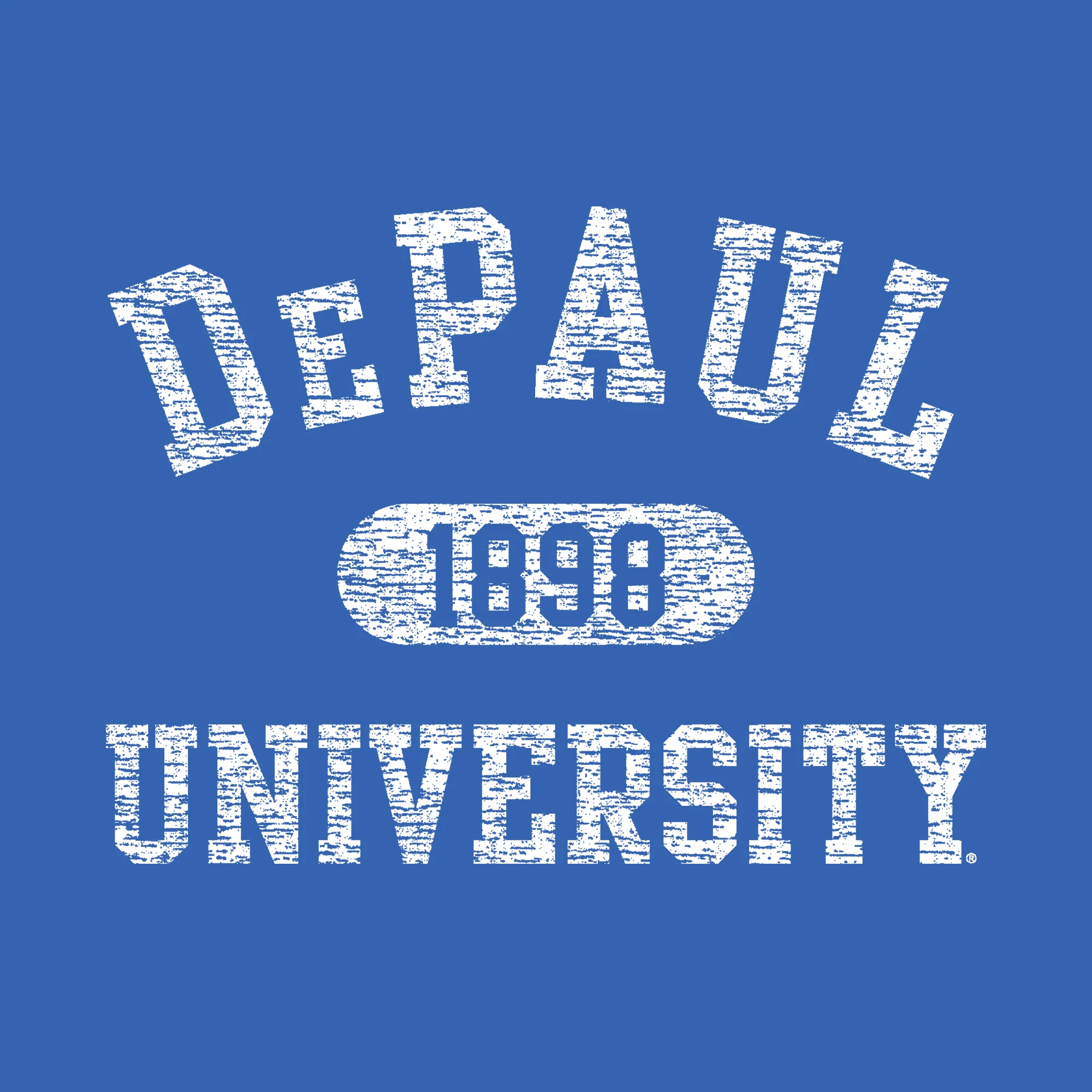 DePaul Athletic Arch Hoodie - Royal - Image 2