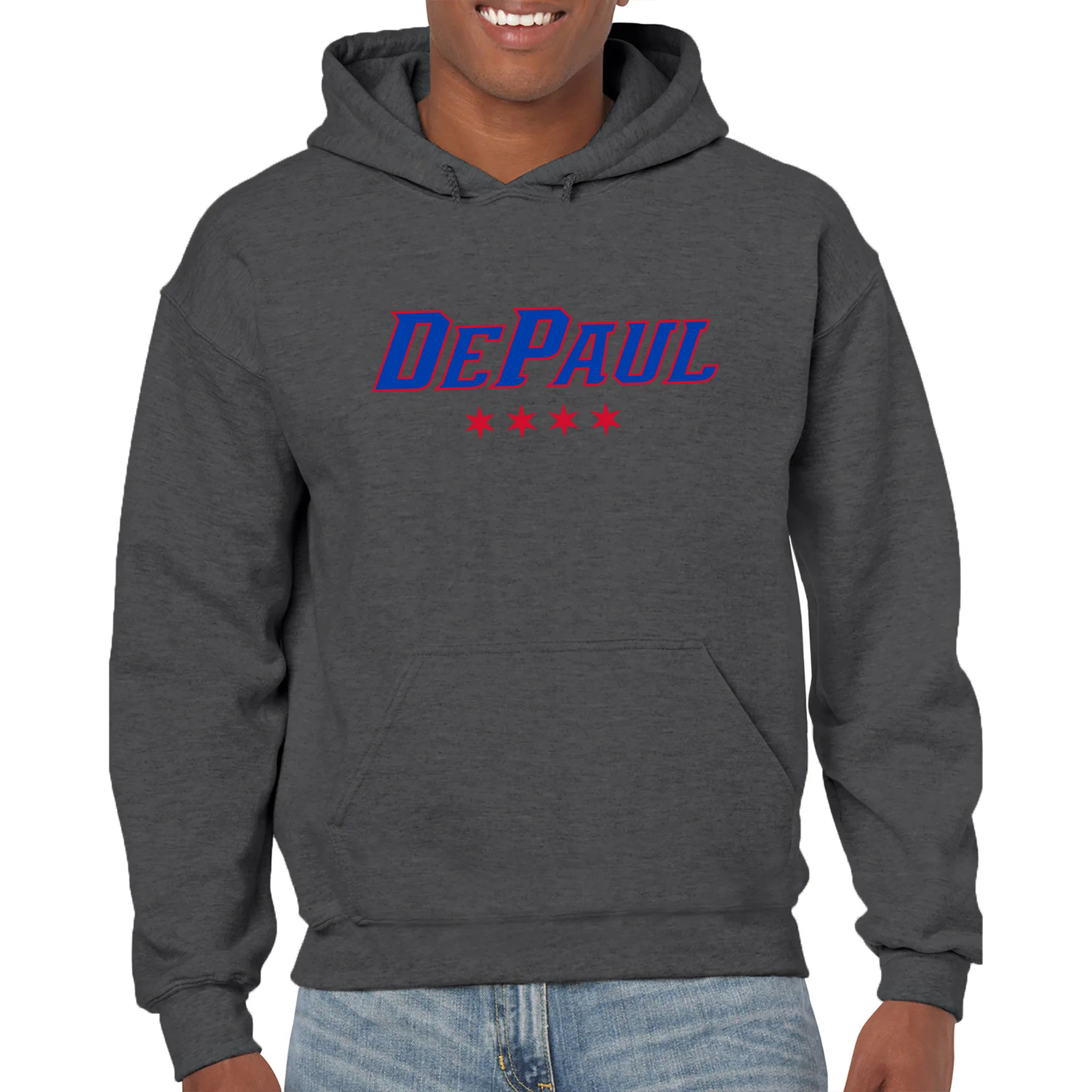 DePaul Athletic Wordmark Hoodie - Image 7