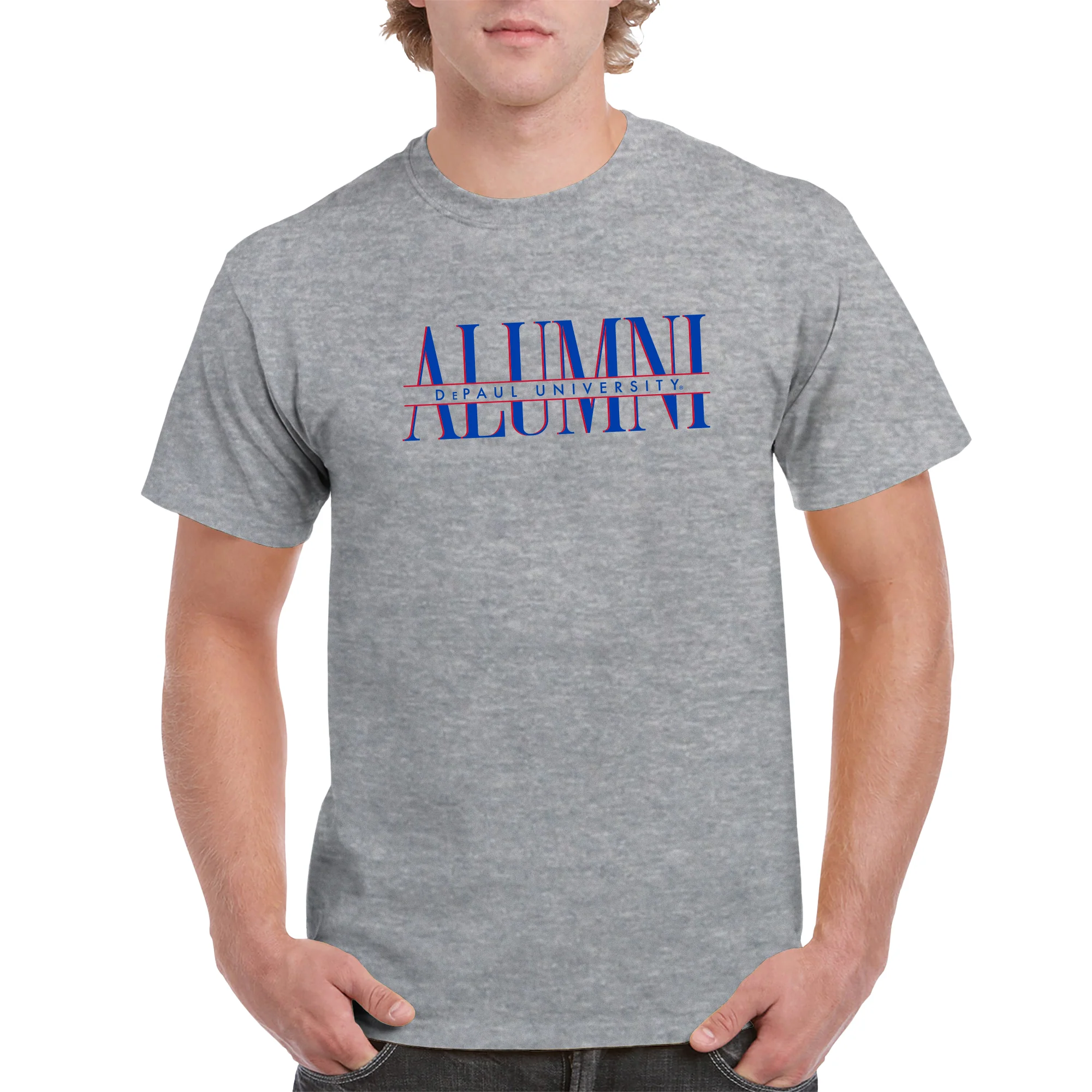 DePaul Classic Alumni T-Shirt - Sport Grey - Image 3