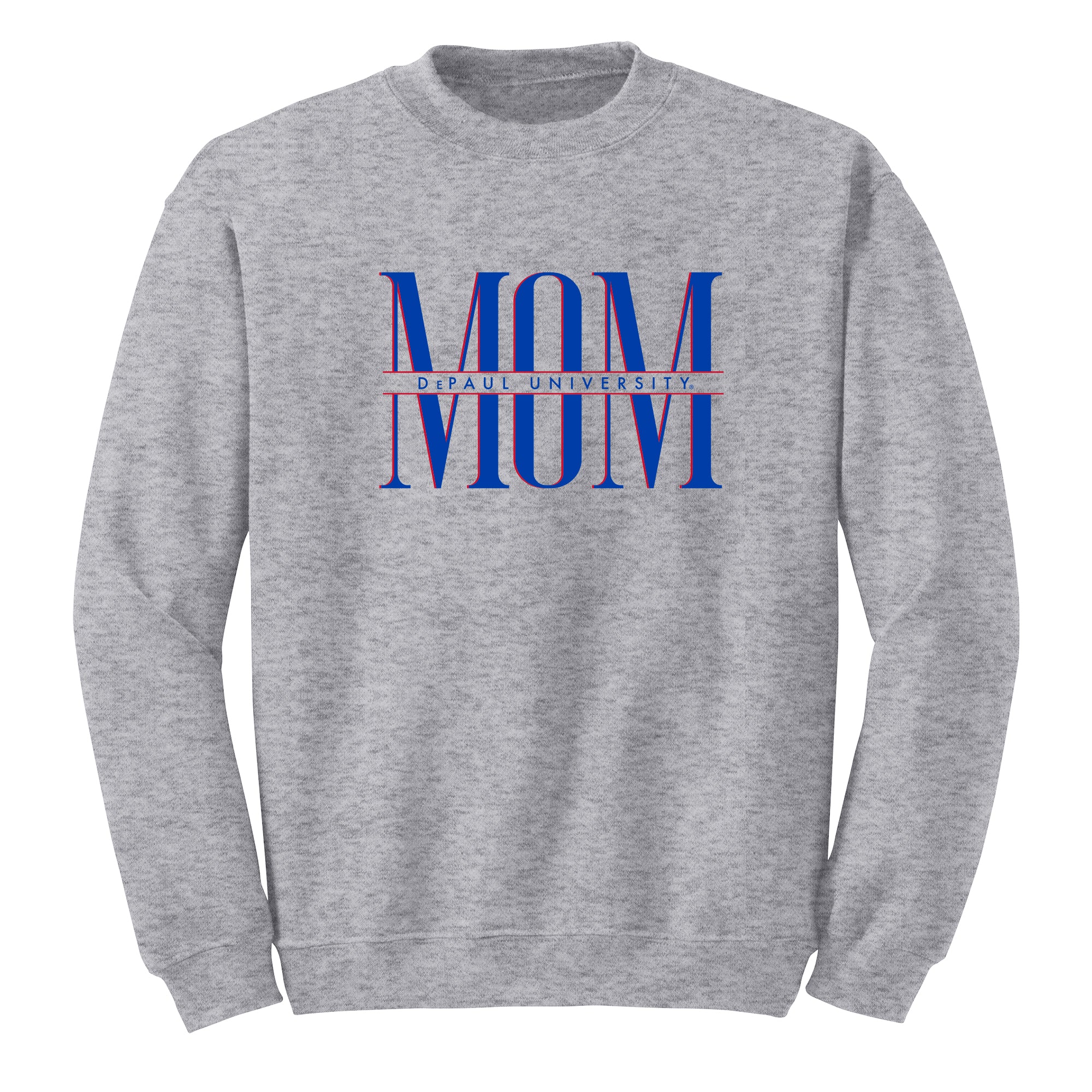 DePaul Classic Mom Crewneck - Sport Grey