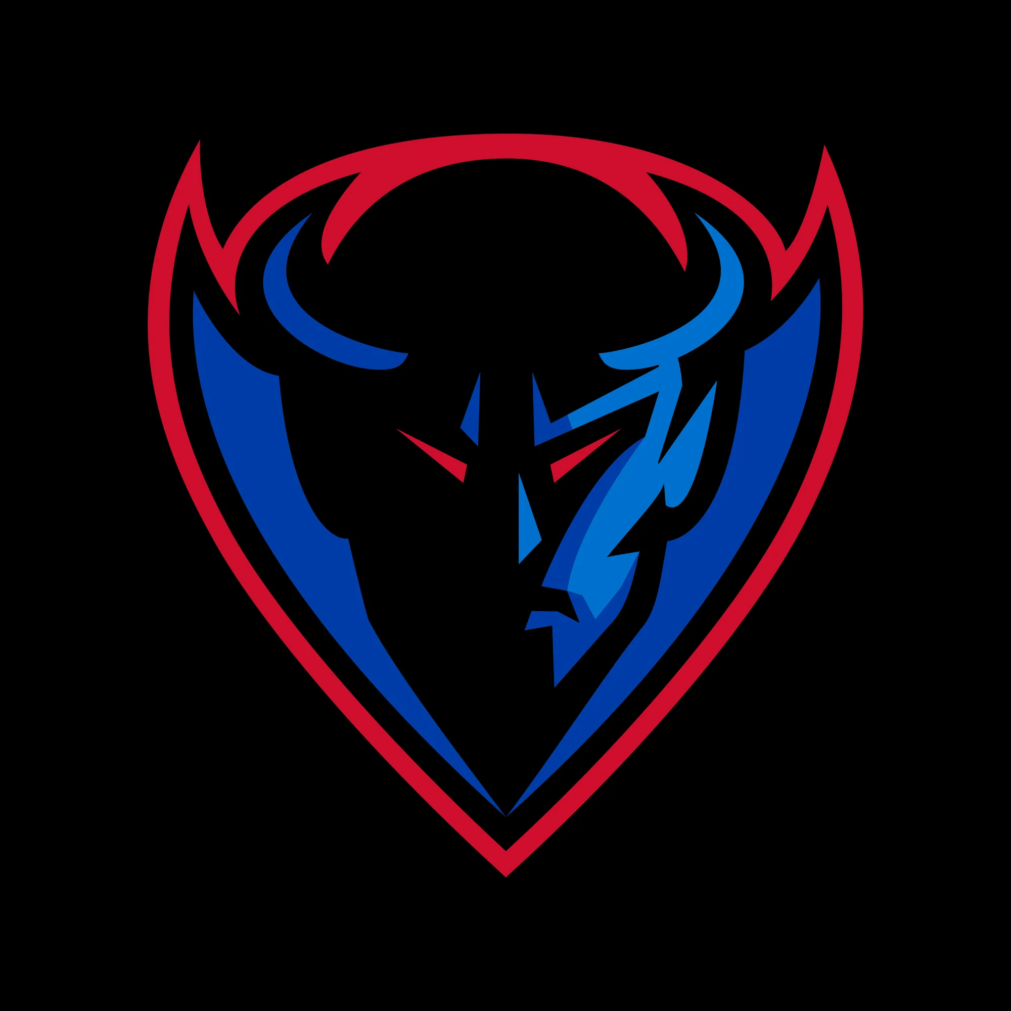 DePaul Primary Logo T-Shirt - Black - Image 2