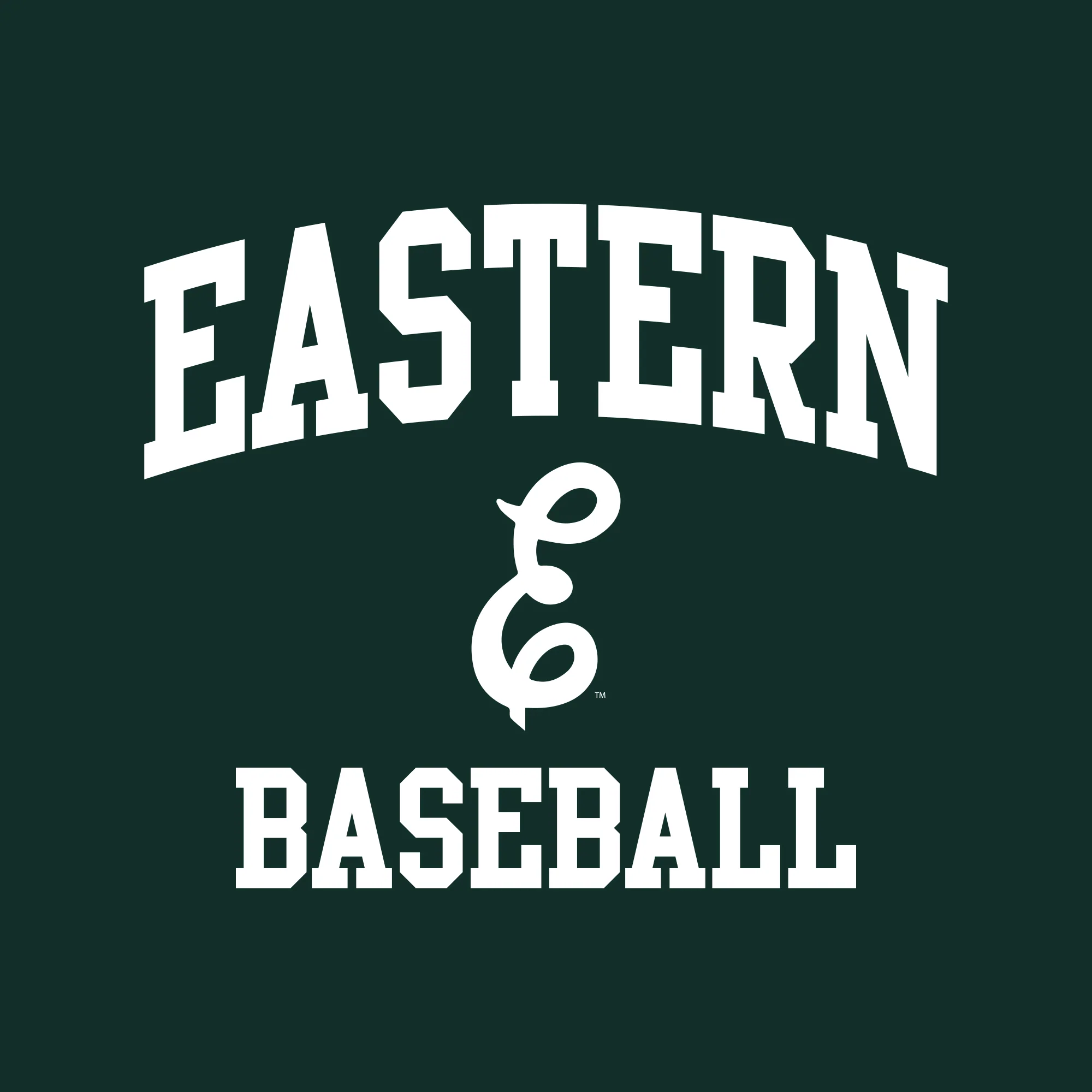 Eastern Michigan Arch Logo Baseball Hoodie - Forest - Image 2