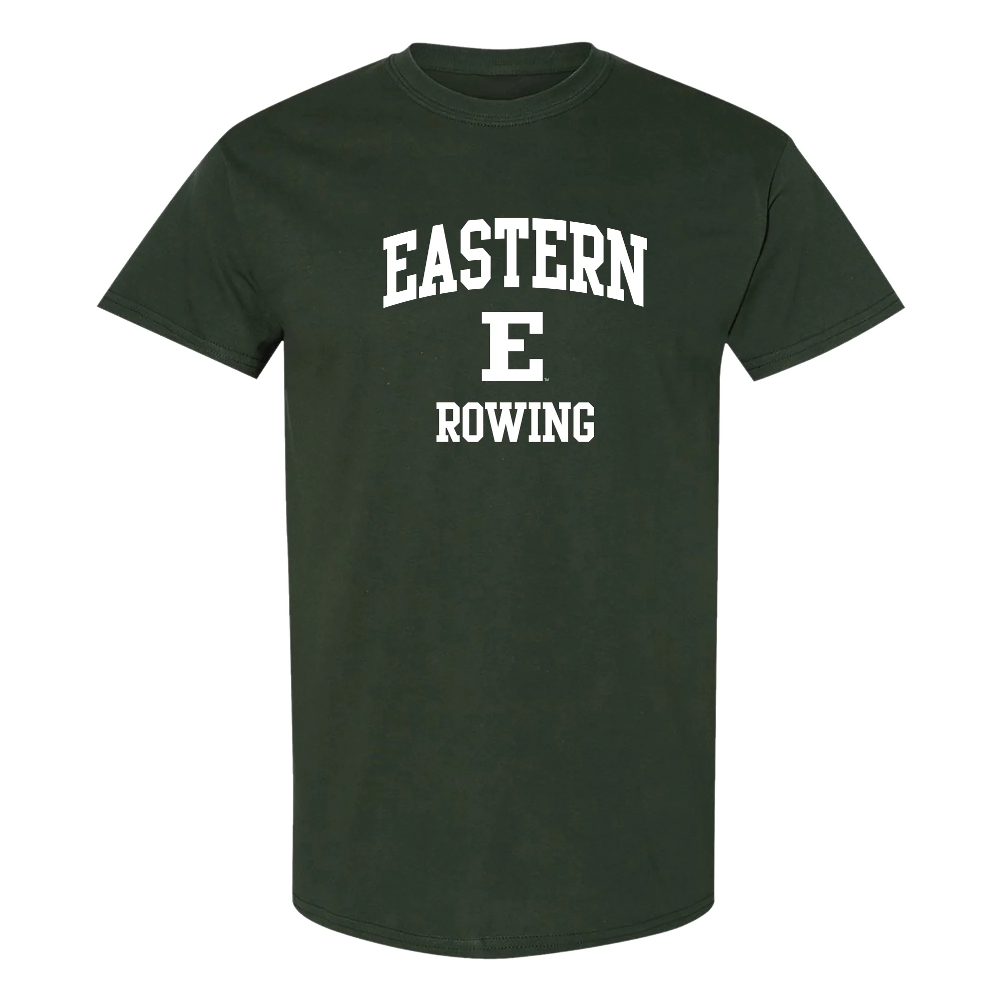 Eastern Michigan Arch Logo Rowing T-Shirt - Forest