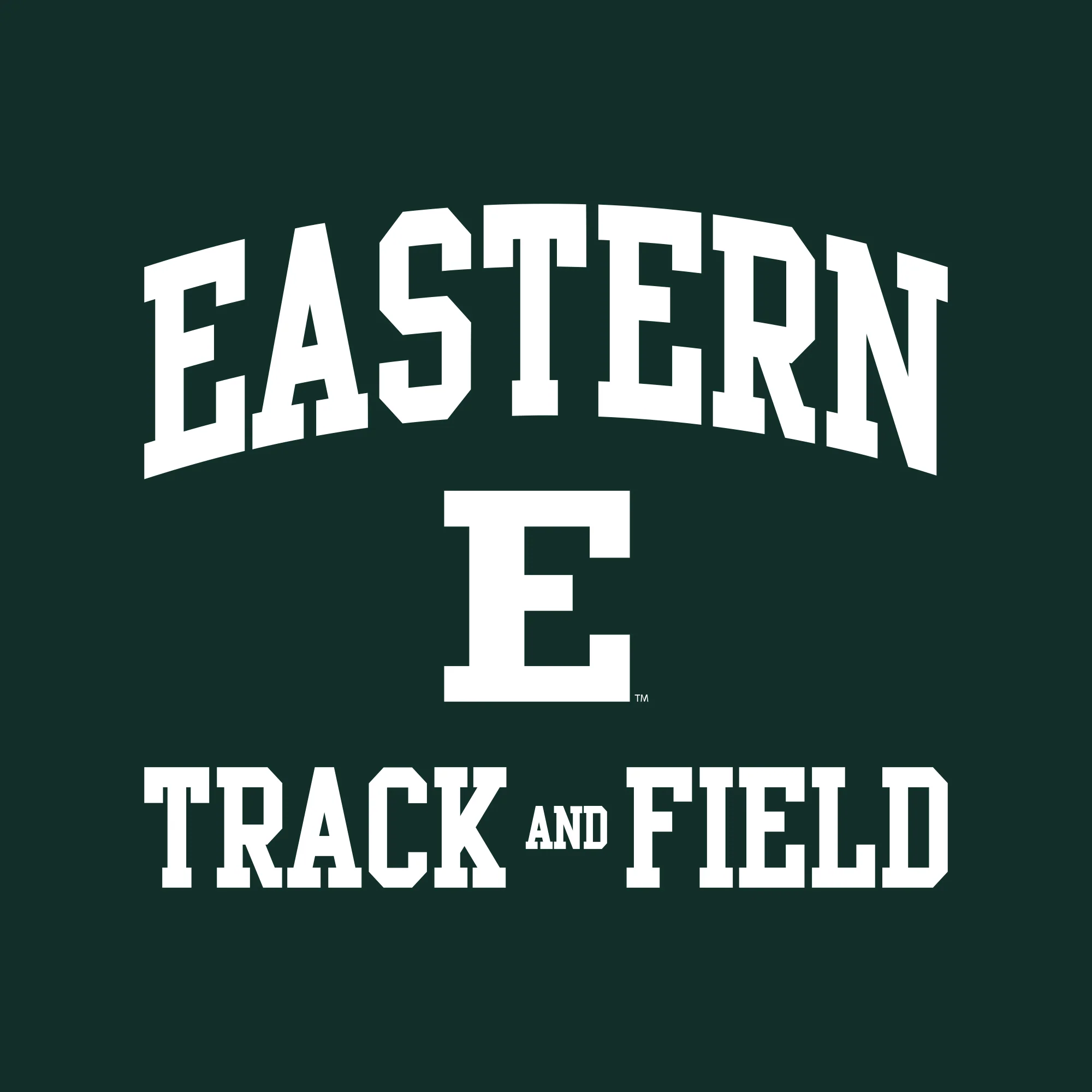 Eastern Michigan Arch Logo Track & Field Hoodie - Forest - Image 2