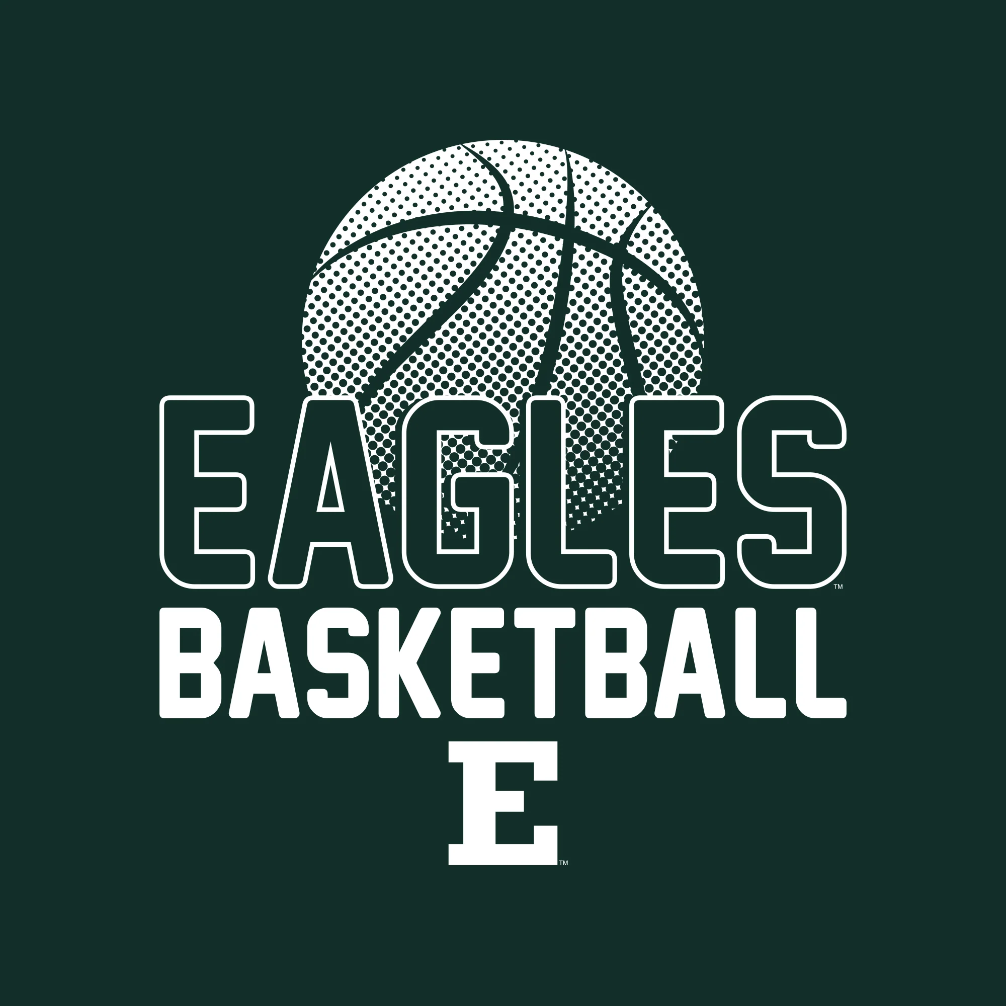 Eastern Michigan Basketball Flux Youth T Shirt - Forest - Image 2