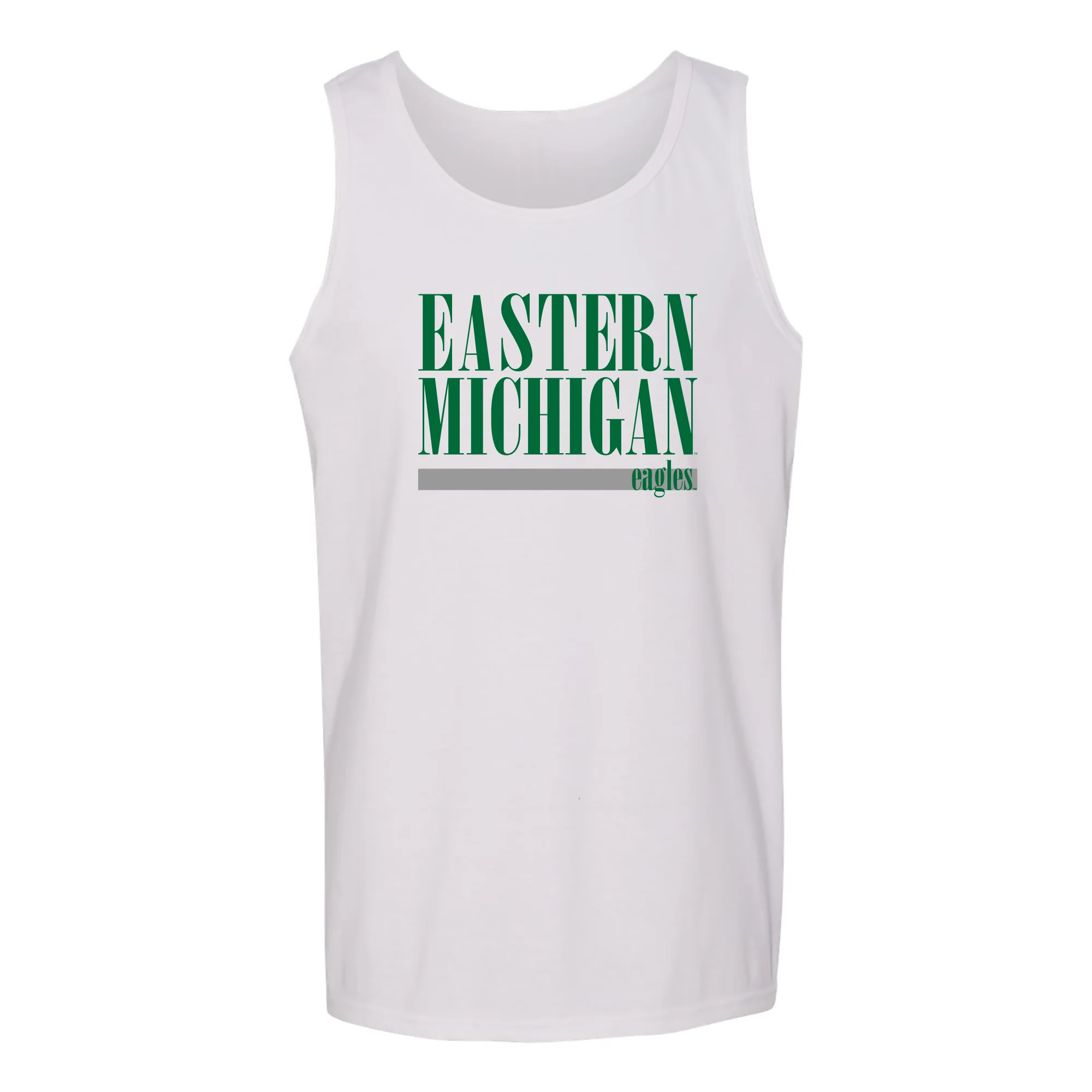 Eastern Michigan Boldline Tank Top - White