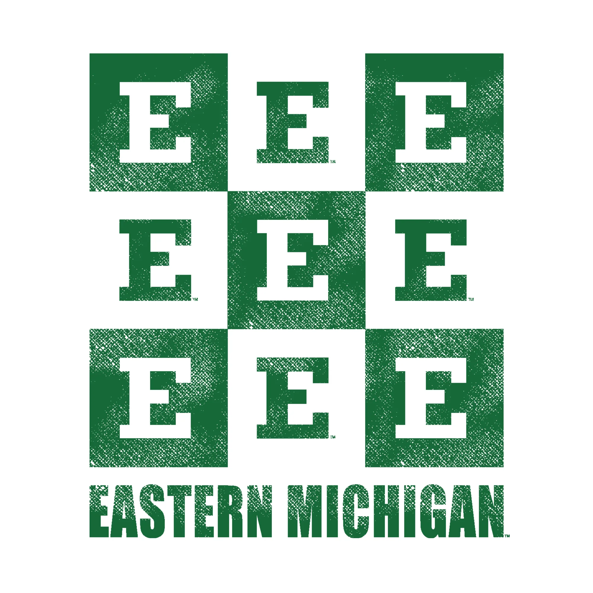 Eastern Michigan Checkerbox JA BTB Crewneck - White - Image 2