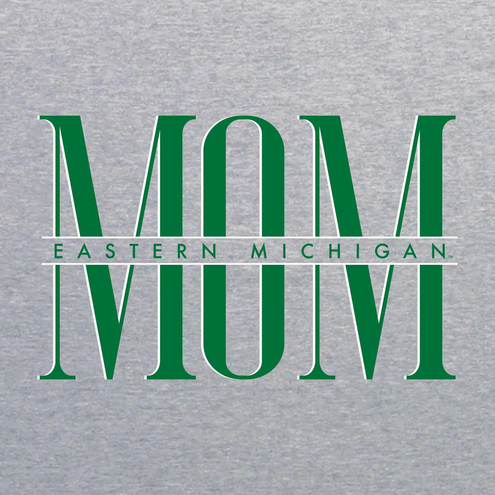 Eastern Michigan Classic Mom Crewneck - Sport Grey - Image 2