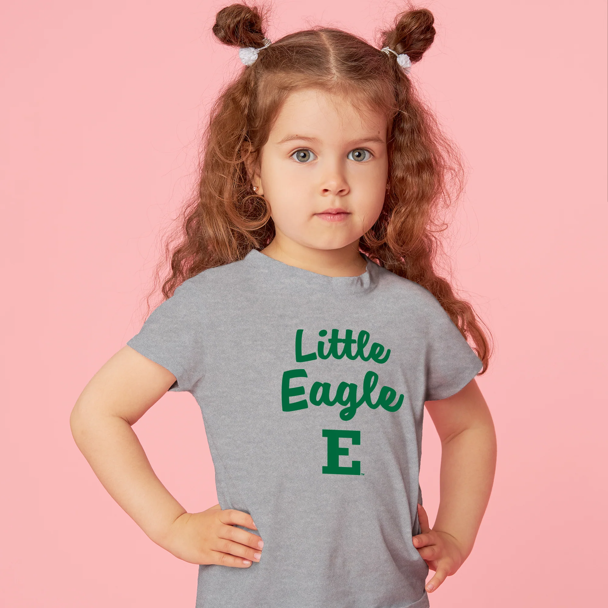 Eastern Michigan Little Eagle Toddler T-Shirt - Heather - Image 4