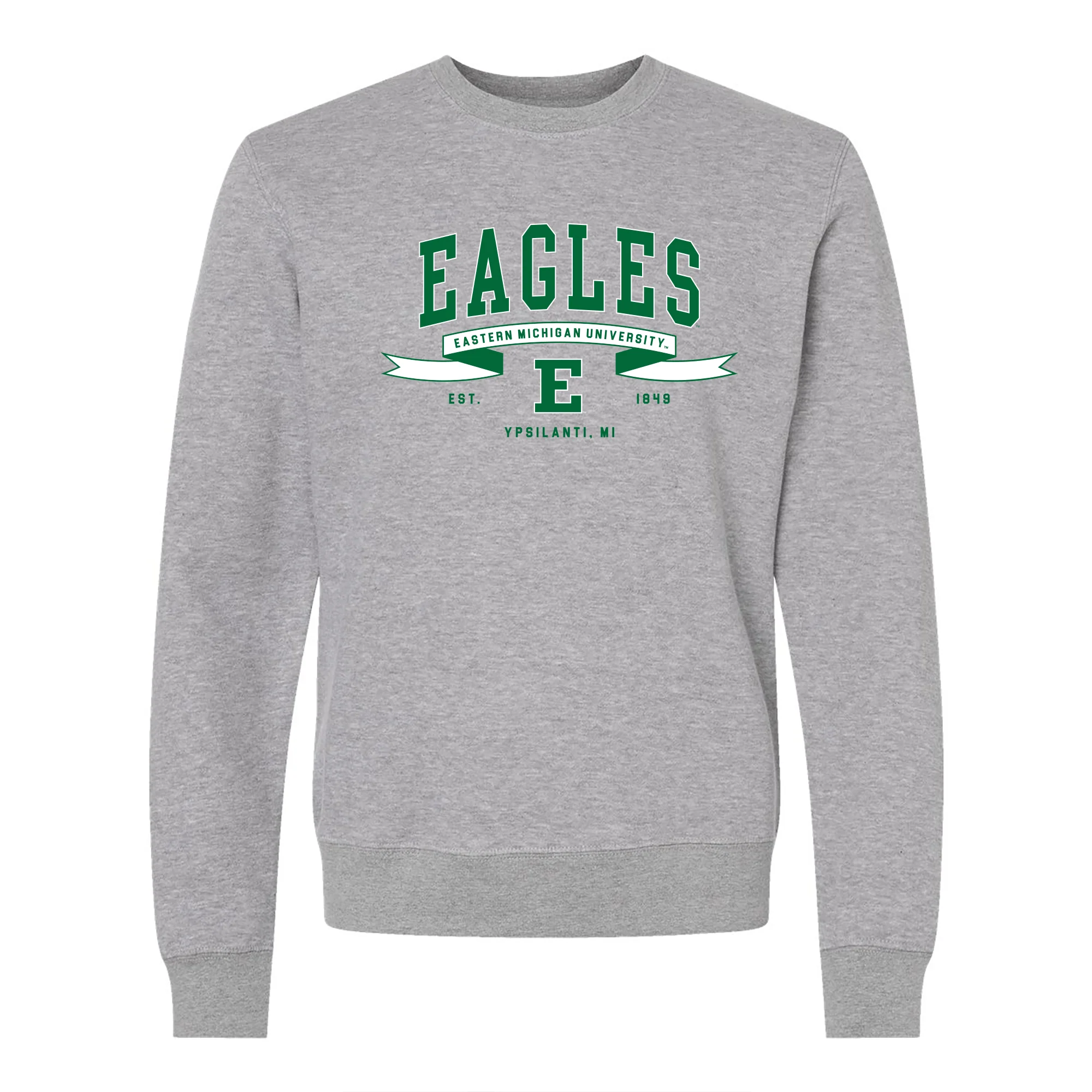 Eastern Michigan Ribbon Flight JA BTB Crewneck - Oxford