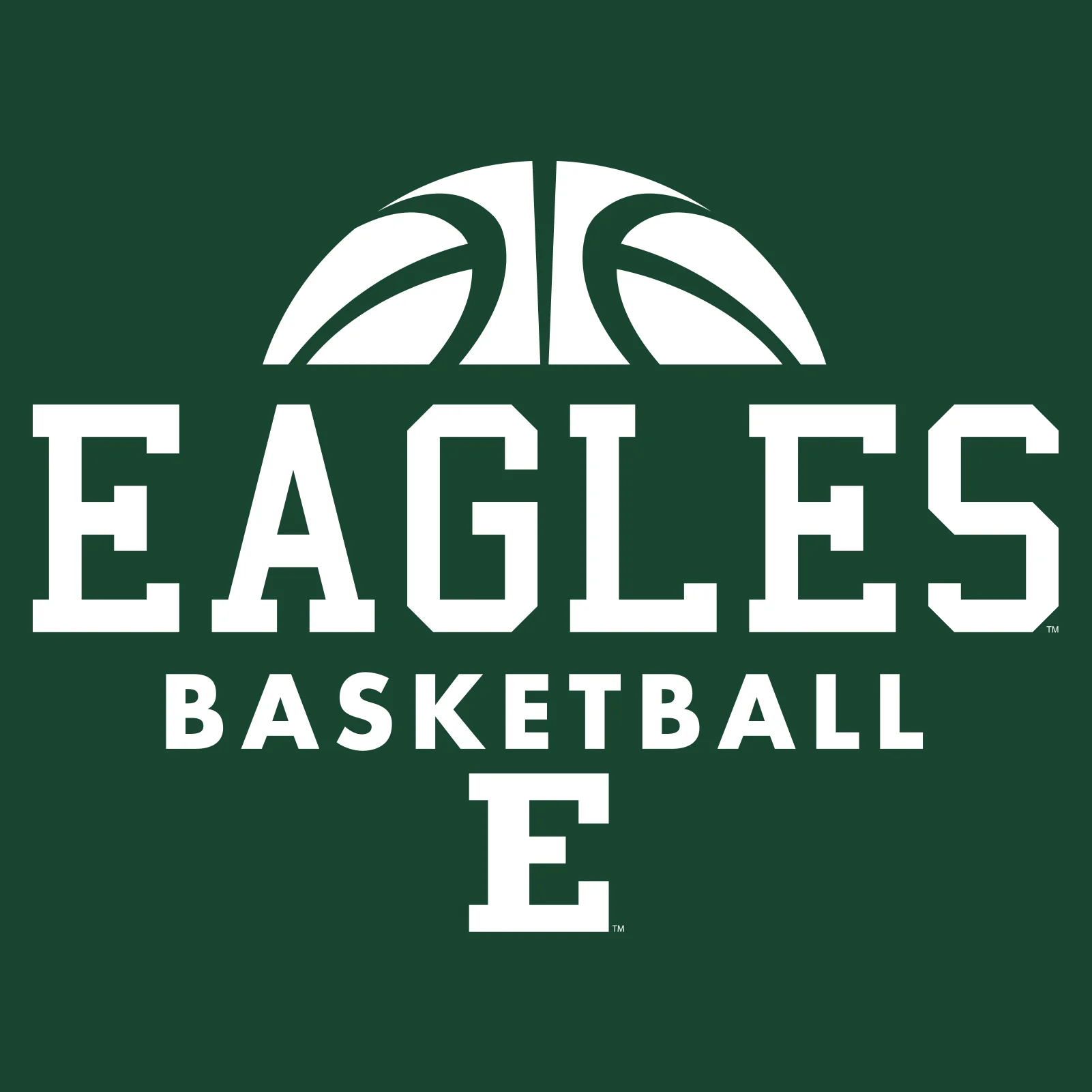 Eastern Michigan University Eagles Basketball Hype Short Sleeve T Shirt - Forest - Image 2