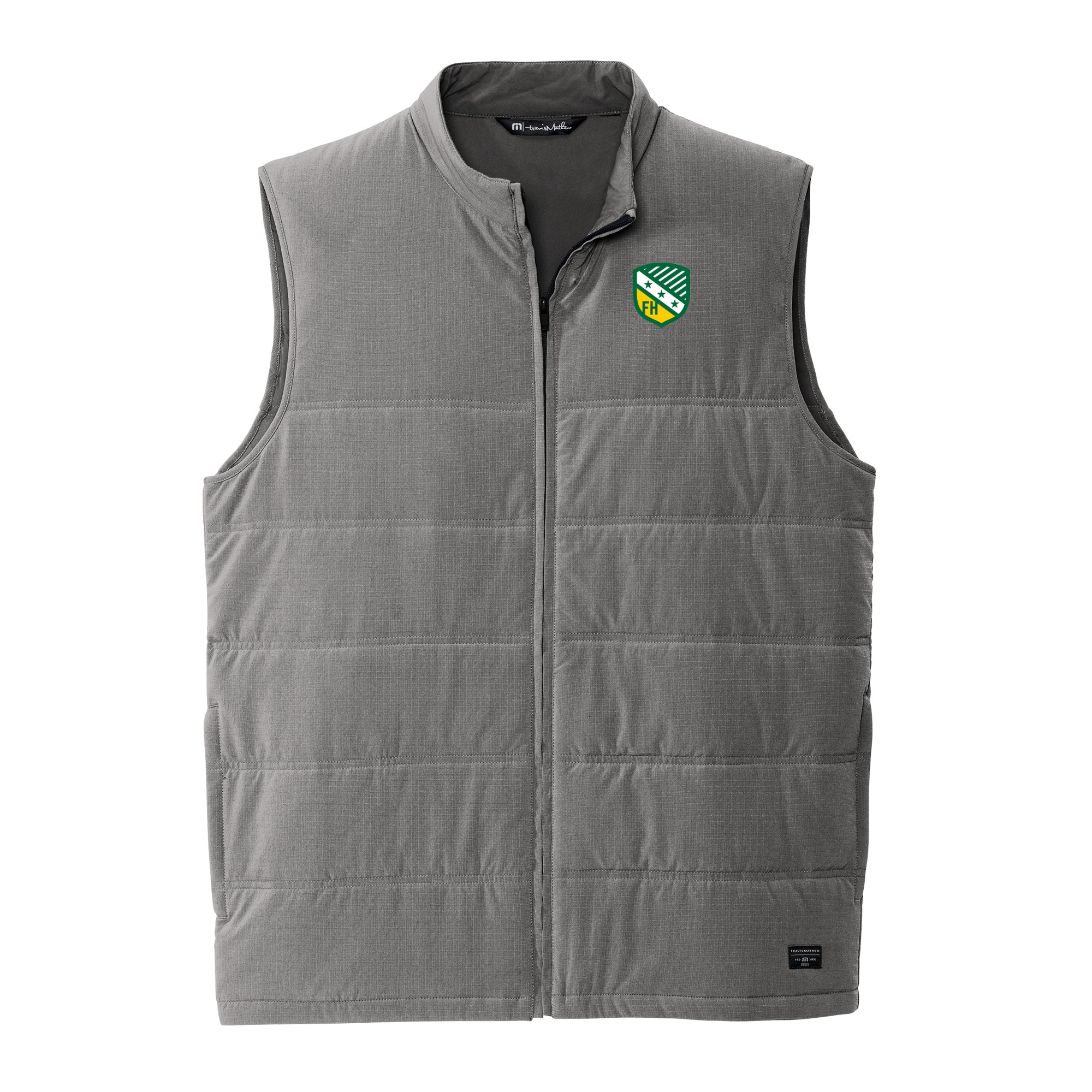 FarmHouse Primary Logo LC Travis Mathew Cold Bay Vest - Quiet Shade Grey