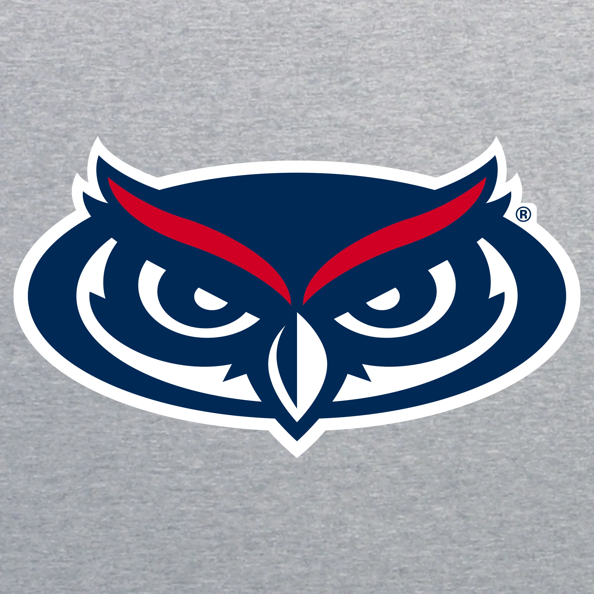 Florida Atlantic Owls Primary Logo Hoodie - Sport Grey - Image 2