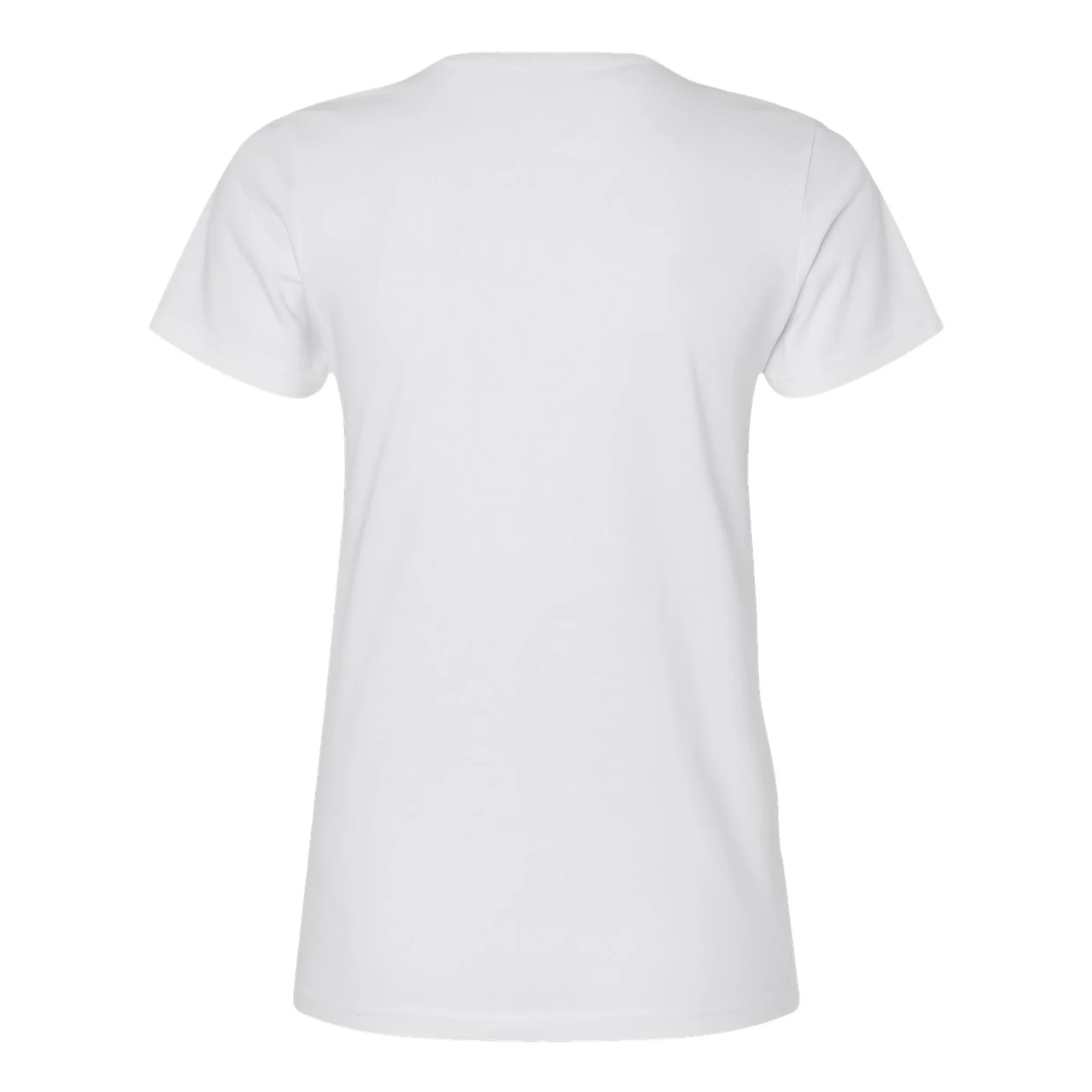 Ferris State Bulldogs Distressed Circle Logo Women's T Shirt - White - Image 3