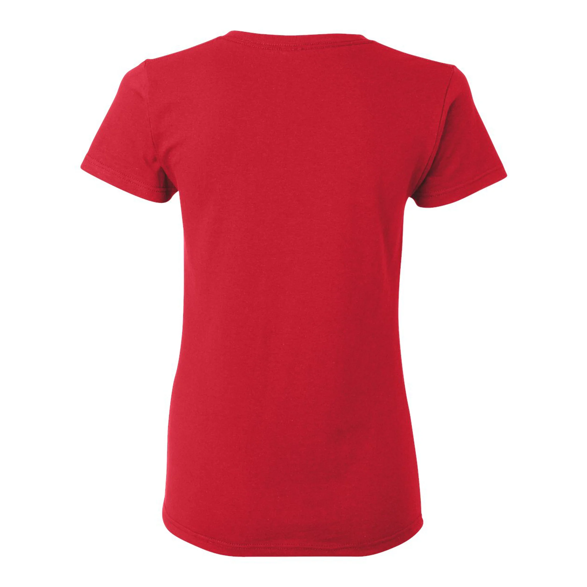 Ferris State University Bulldogs Arch Logo Women's T Shirt - Red - Image 3