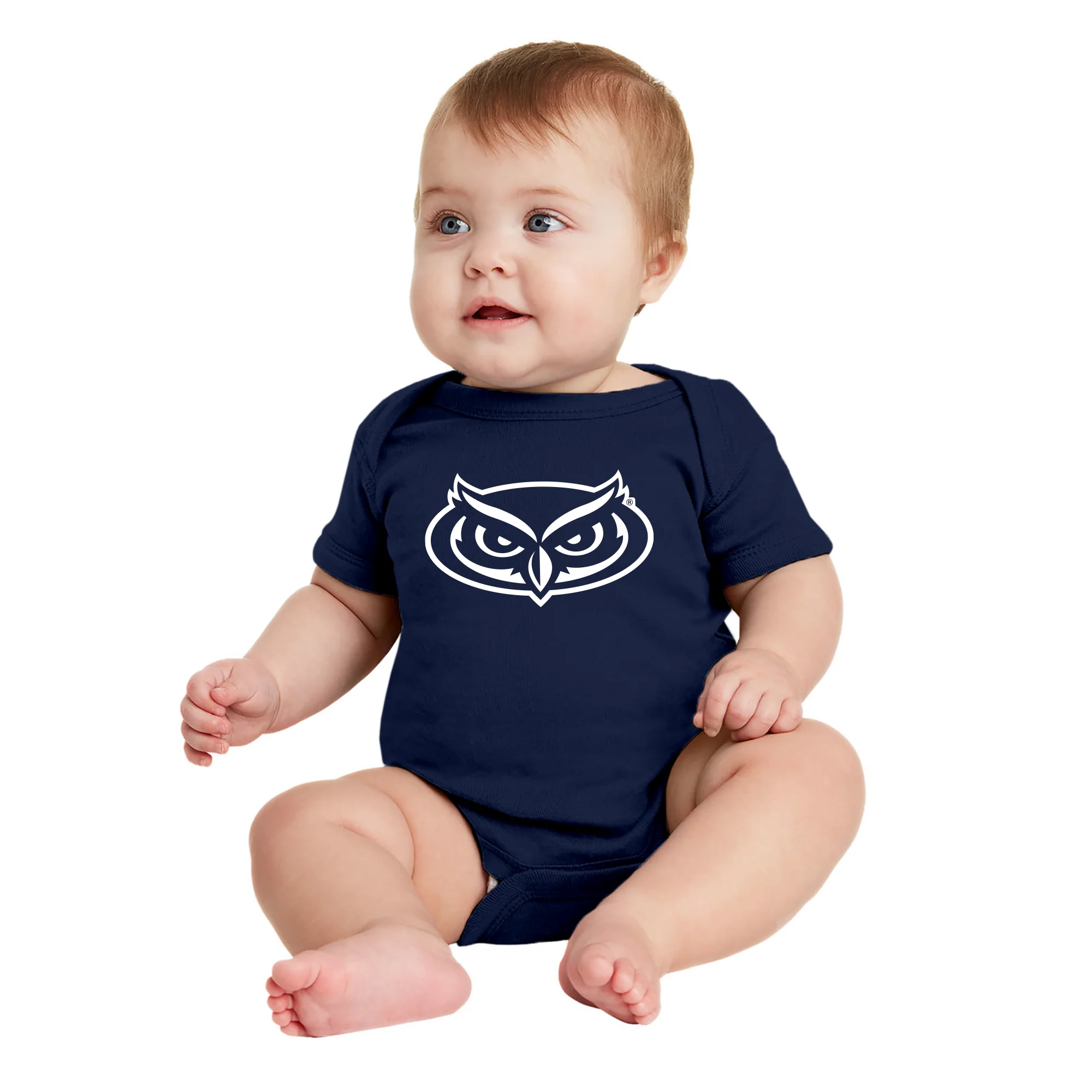 Florida Atlantic University Owls Primary Logo Creeper - Navy - Image 3