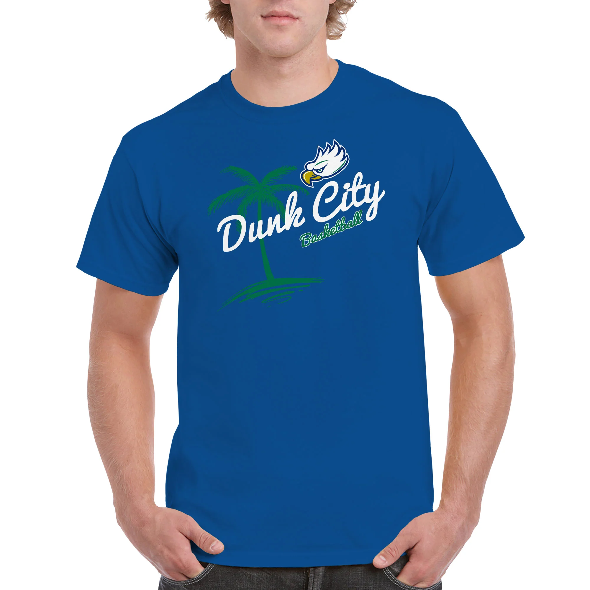 Florida Gulf Coast University Eagles Dunk City Palm Short Sleeve T Shirt - Royal - Image 3