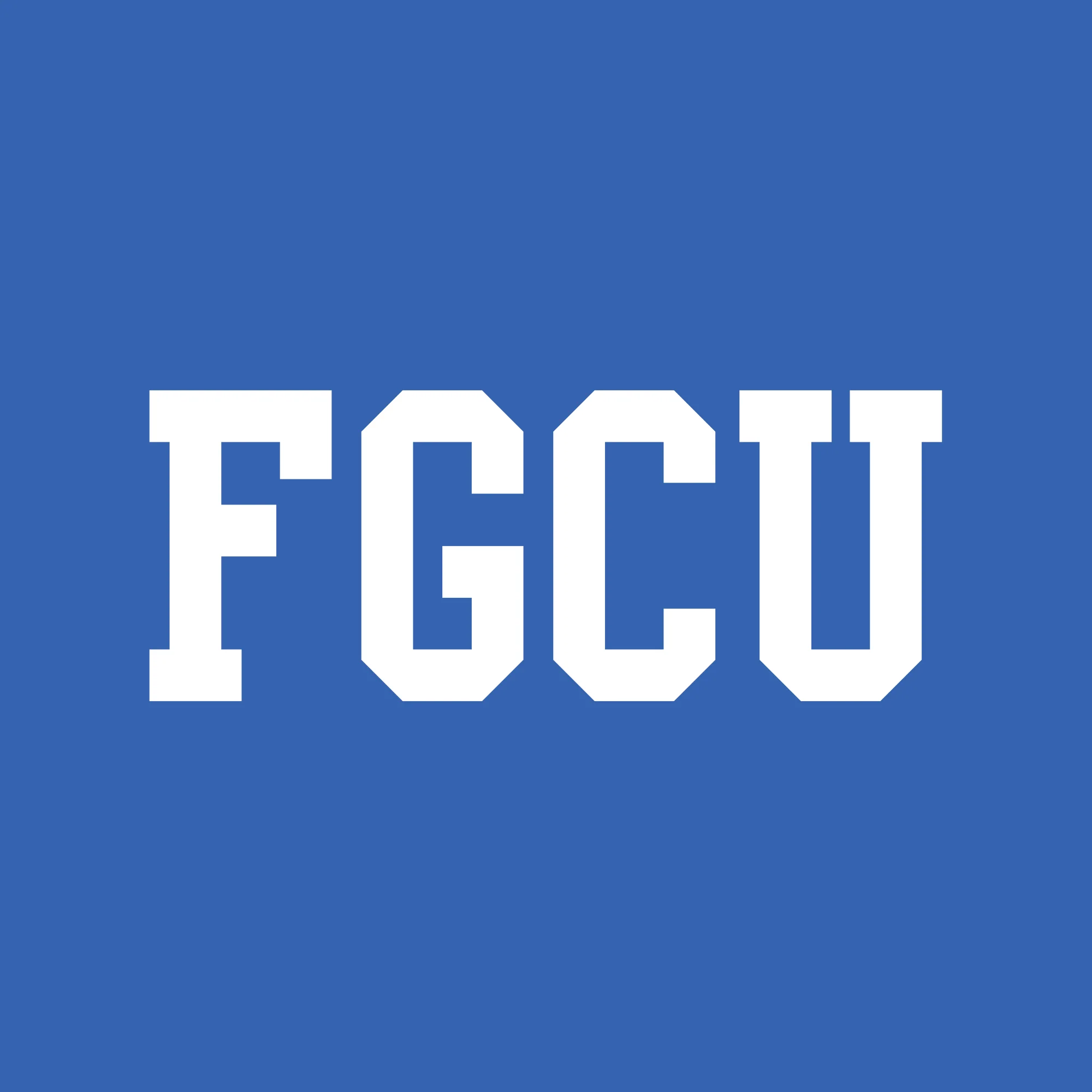 Florida Gulf Coast University Eagles Basic Block Crewneck - Royal - Image 2