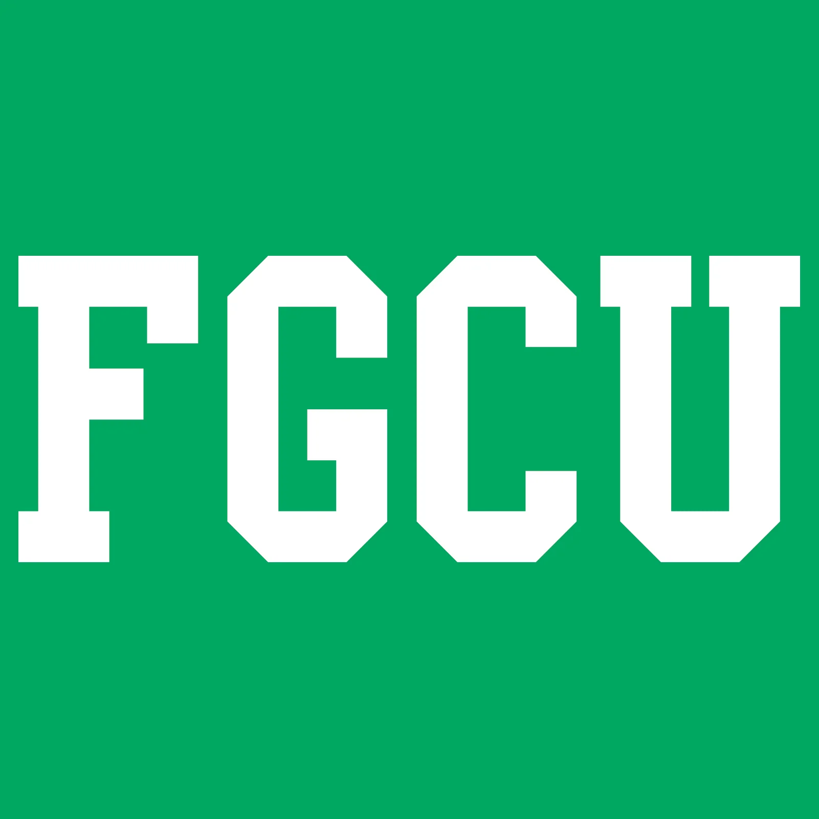 Florida Gulf Coast University Eagles Basic Block Short Sleeve T Shirt - Kelly Green - Image 2