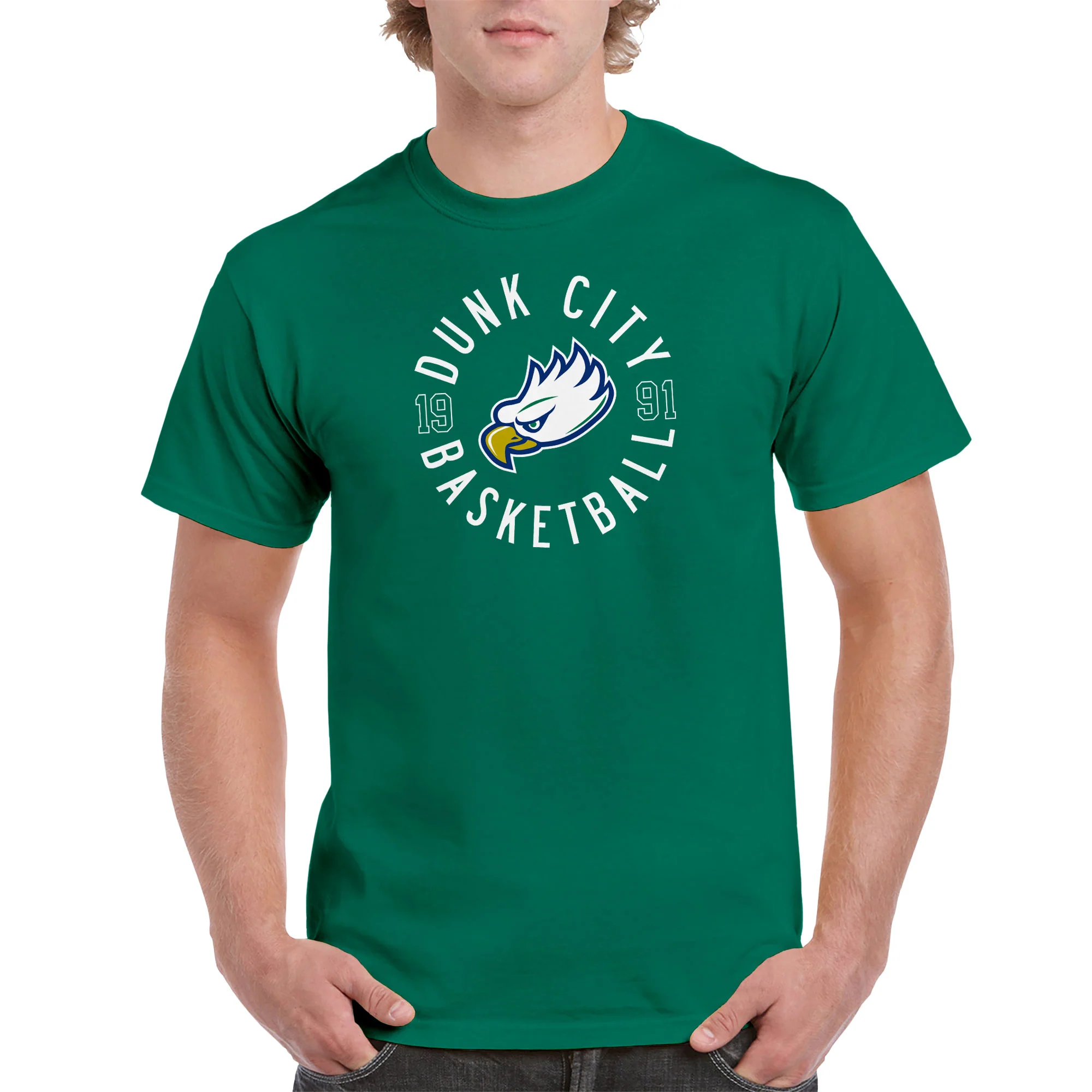 Florida Gulf Coast University Eagles Dunk City Circle Short Sleeve T Shirt - Kelly - Image 3