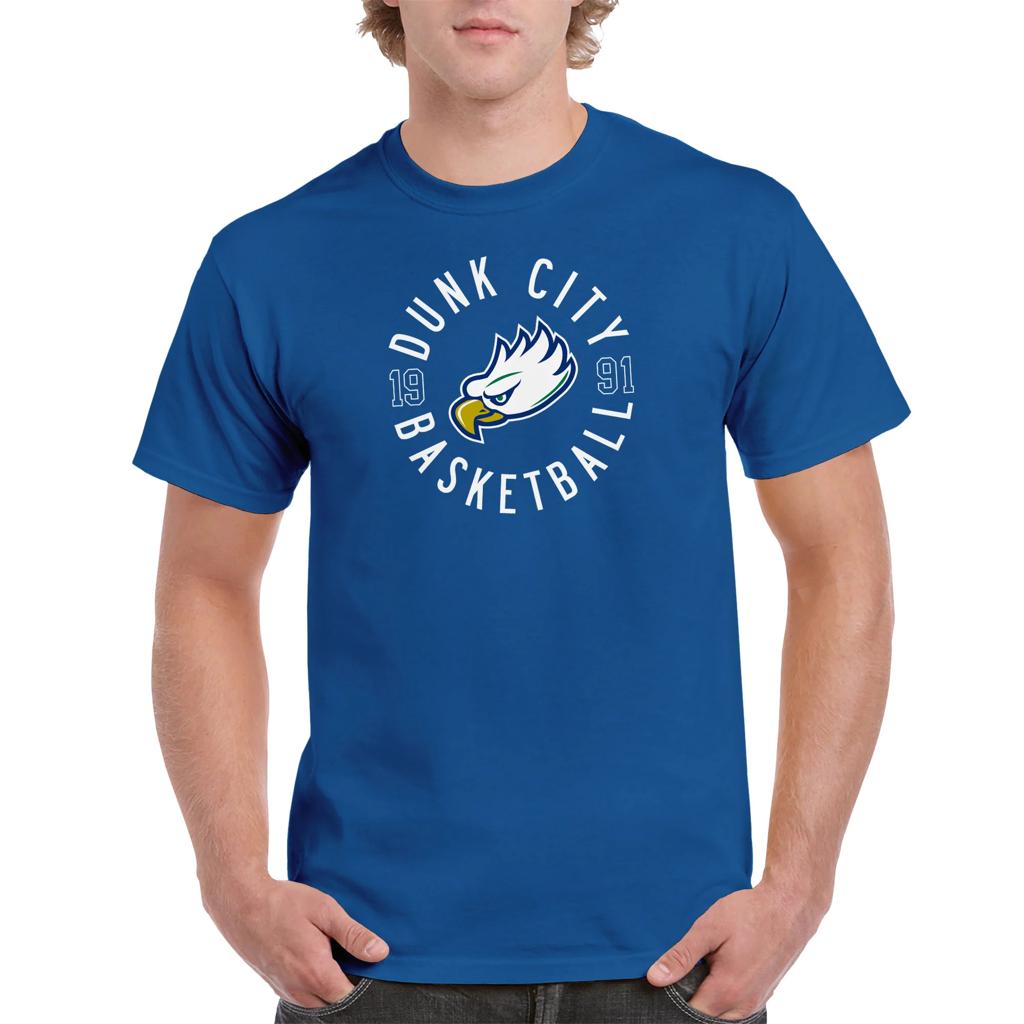 Florida Gulf Coast University Eagles Dunk City Circle Short Sleeve T Shirt - Royal - Image 3