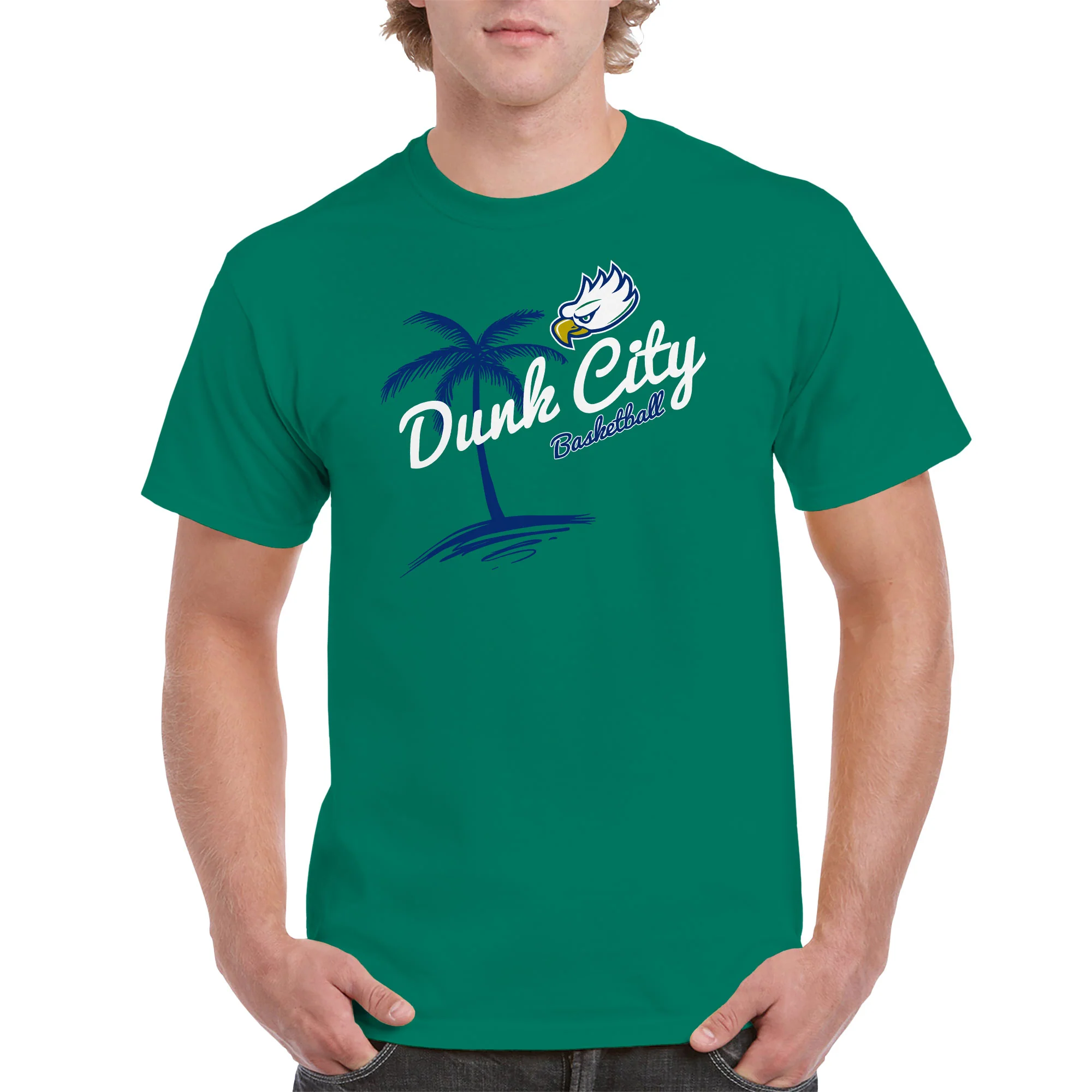 Florida Gulf Coast University Eagles Dunk City Palm Short Sleeve T Shirt - Kelly - Image 3